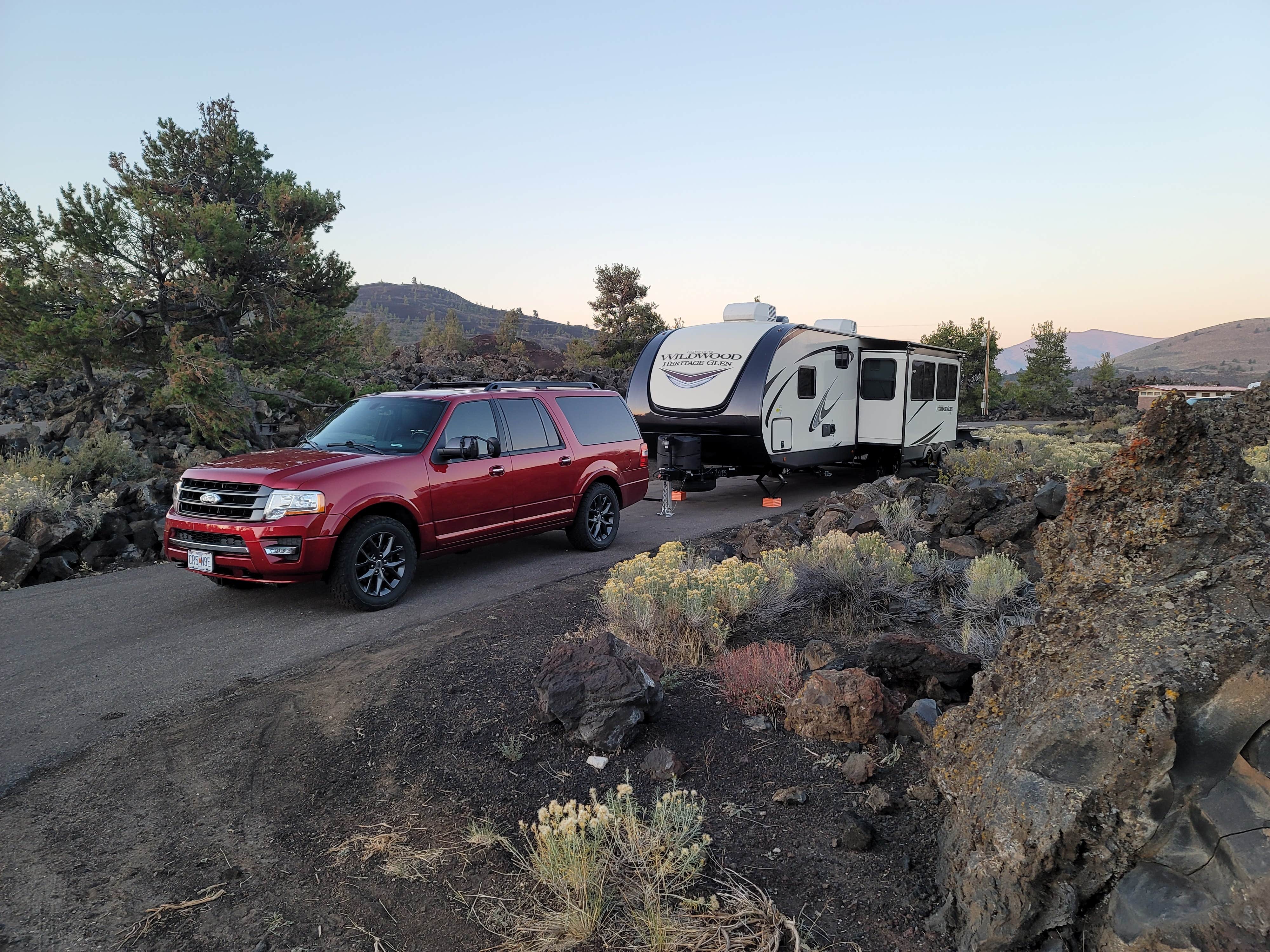 Chip K.'s photo of rv camping at Lava Flow Campground — Craters of the Moon National Monument near Hailey, ID