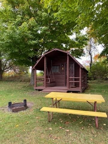 Mary O.'s photo of a cabin at Cooperstown K O A Campgrounds near Sprakers, NY