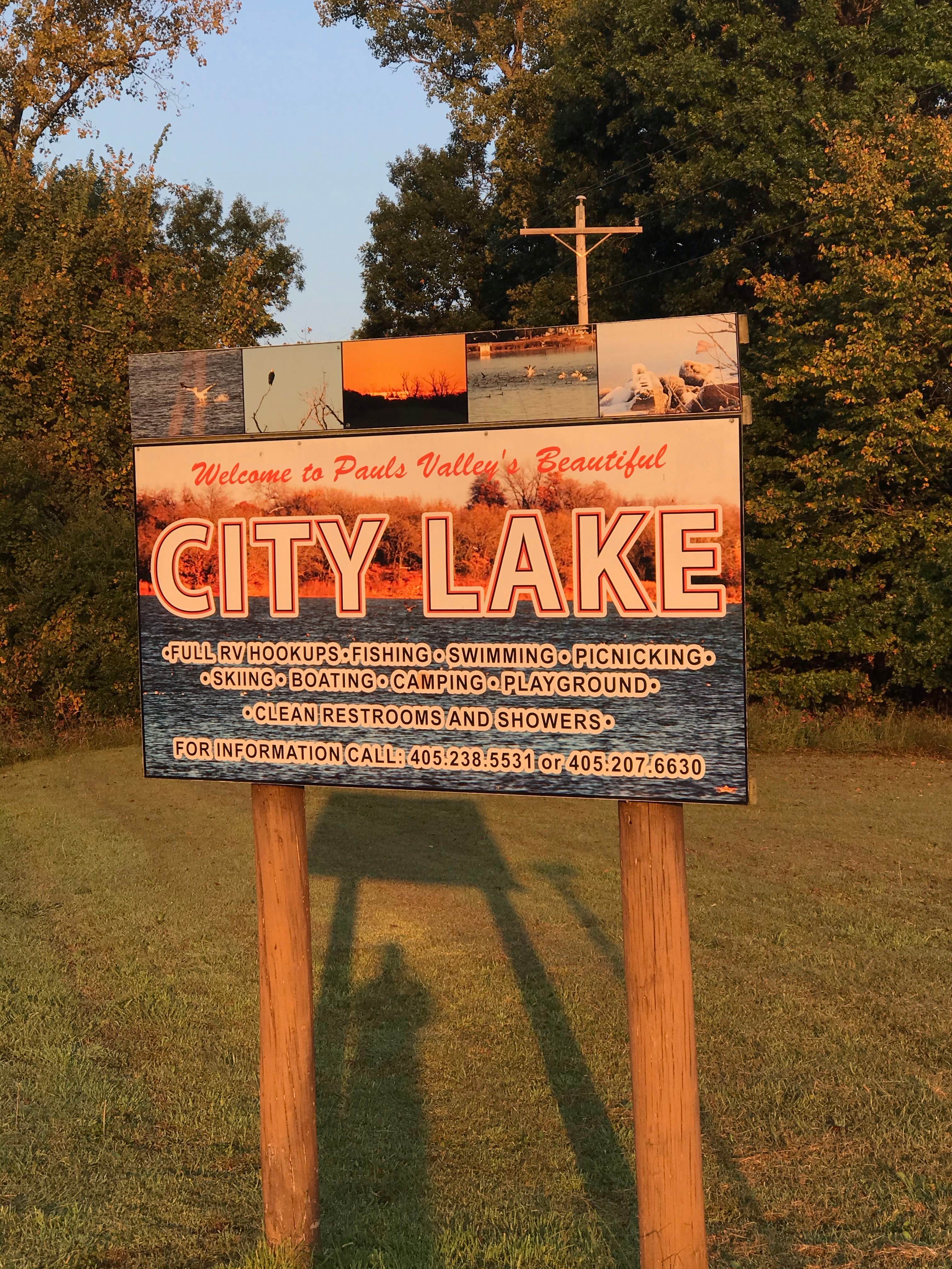 Camper-submitted photo at Pauls Valley City Lake Campground near Pauls Valley, OK