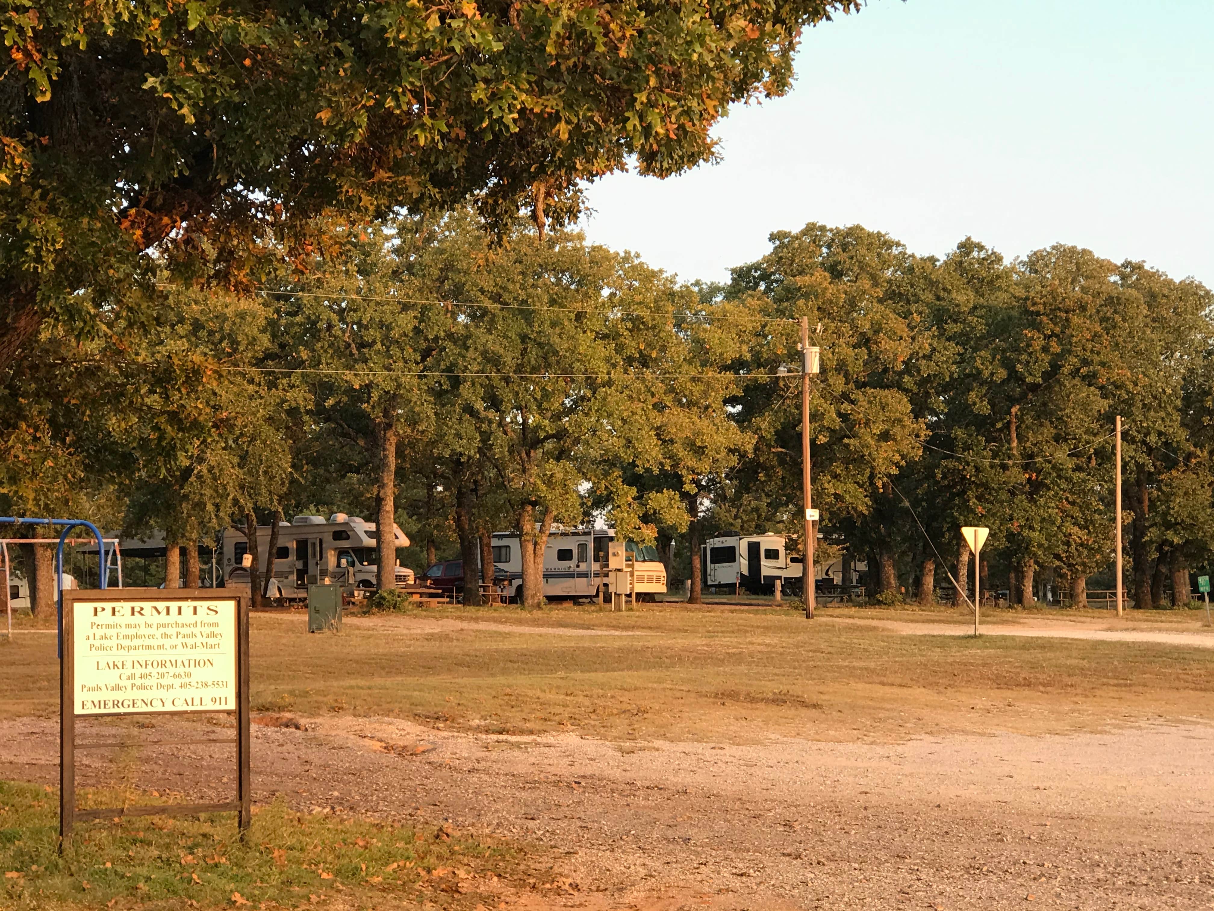 Camper-submitted photo at Pauls Valley City Lake Campground near Pauls Valley, OK