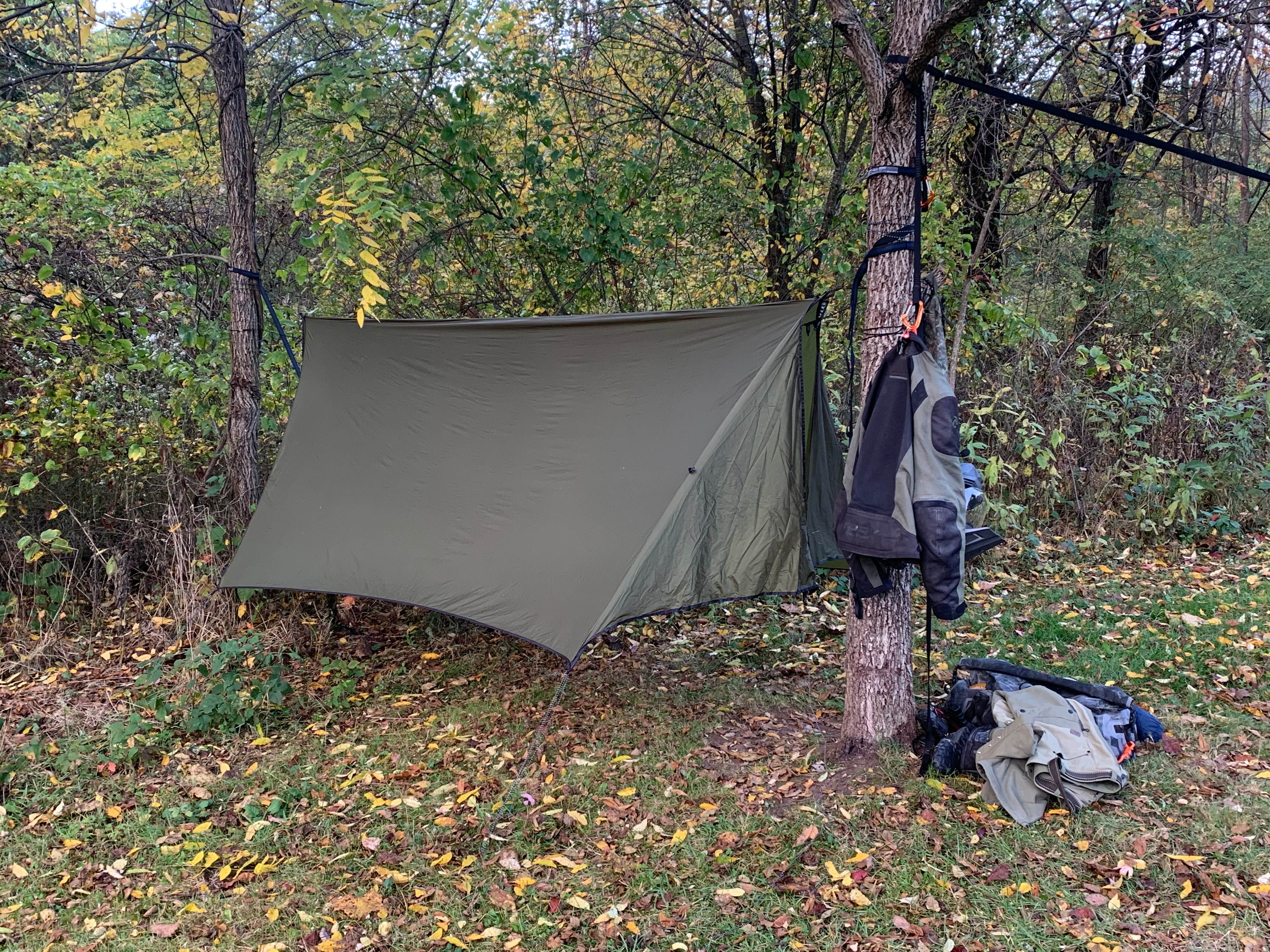 Mike's photo of tent camping at Seneca Campground near Belington, WV