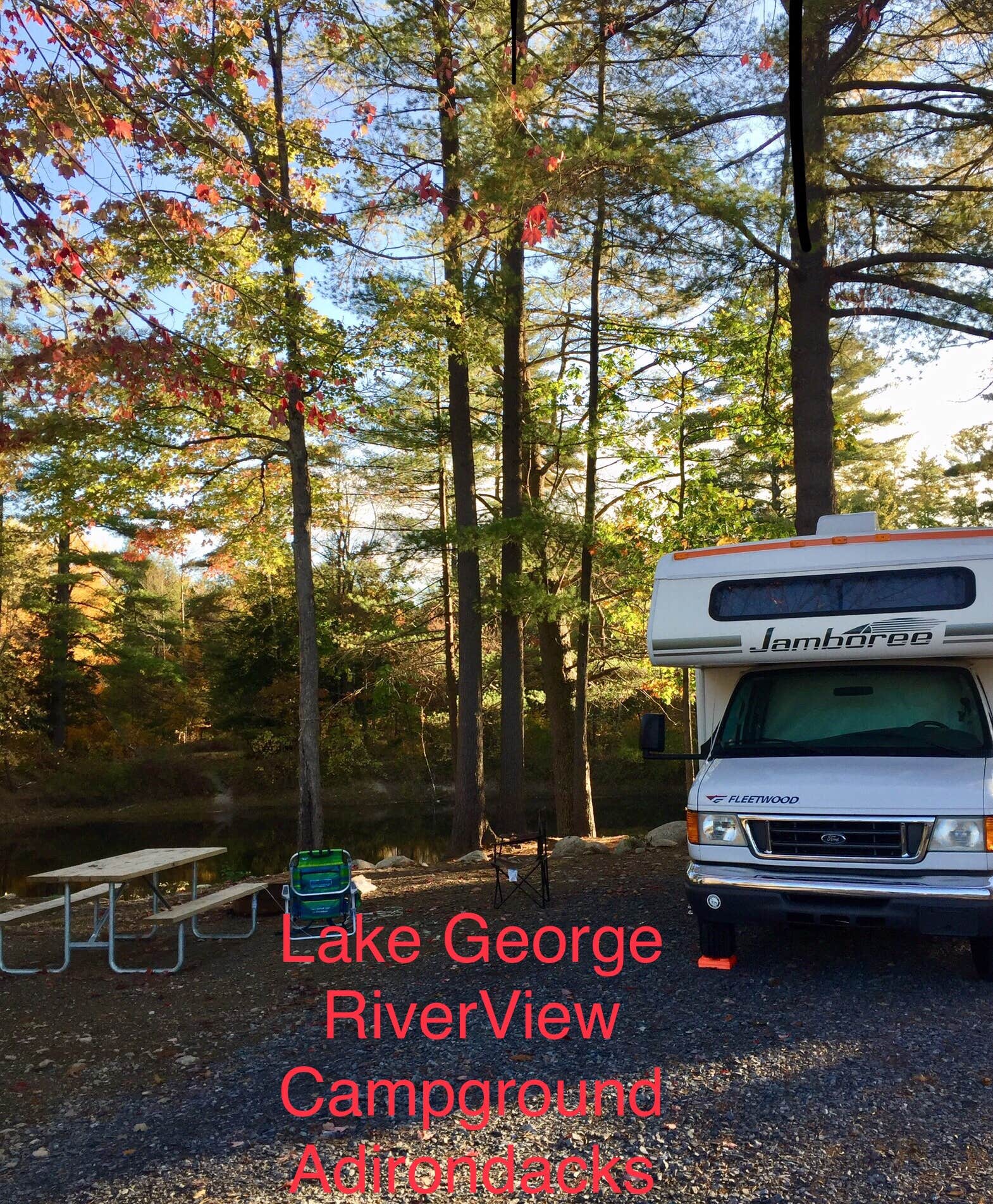 Caleb C.'s photo of rv camping at Lake George Riverview Campground near Pottersville, NY