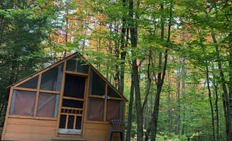 Roger F.'s photo of a cabin at Wilderness Edge Campground near Danforth, ME