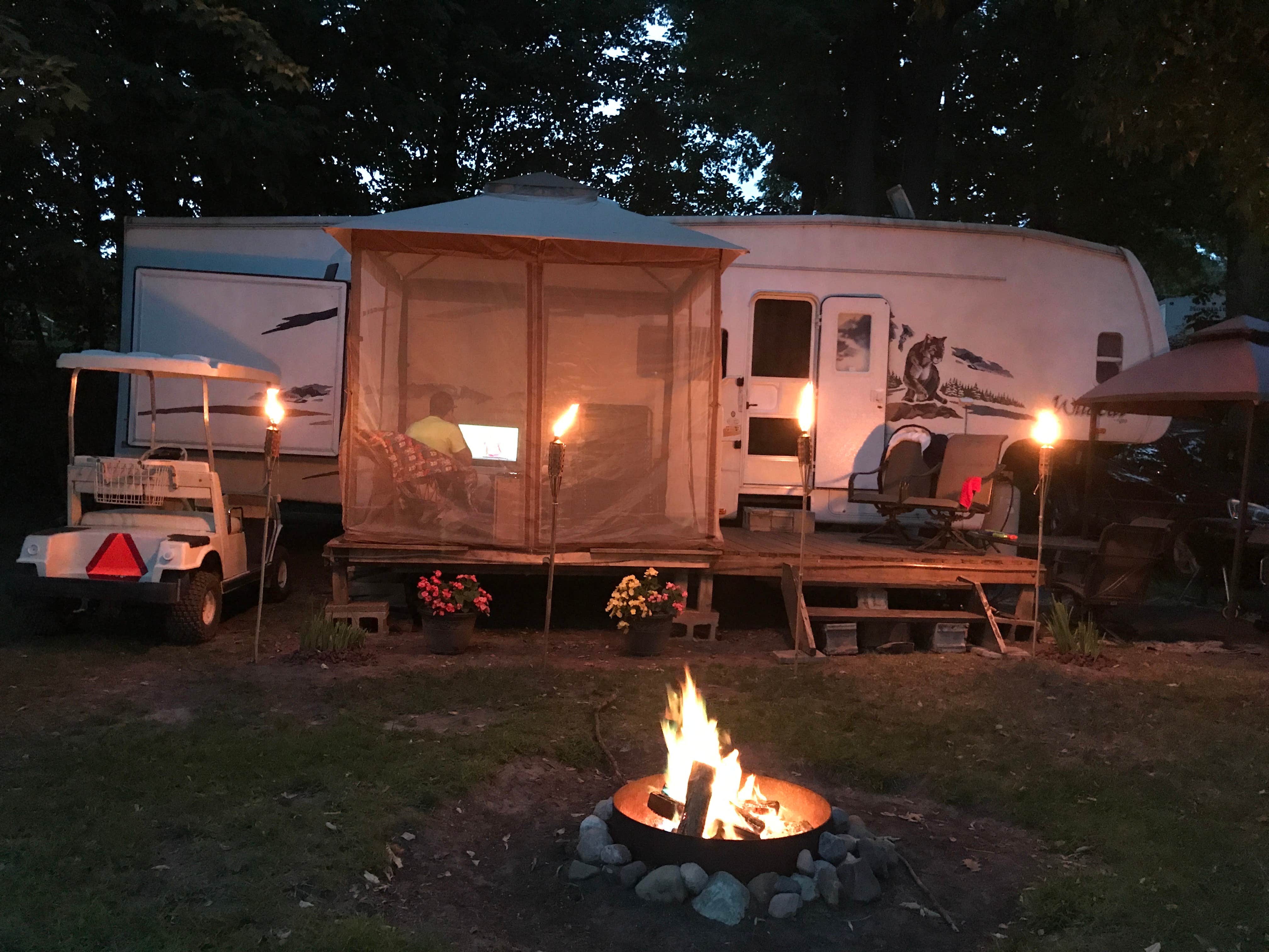 Camper-submitted photo at Genesee Otter Lake Campground near New Hudson, MI