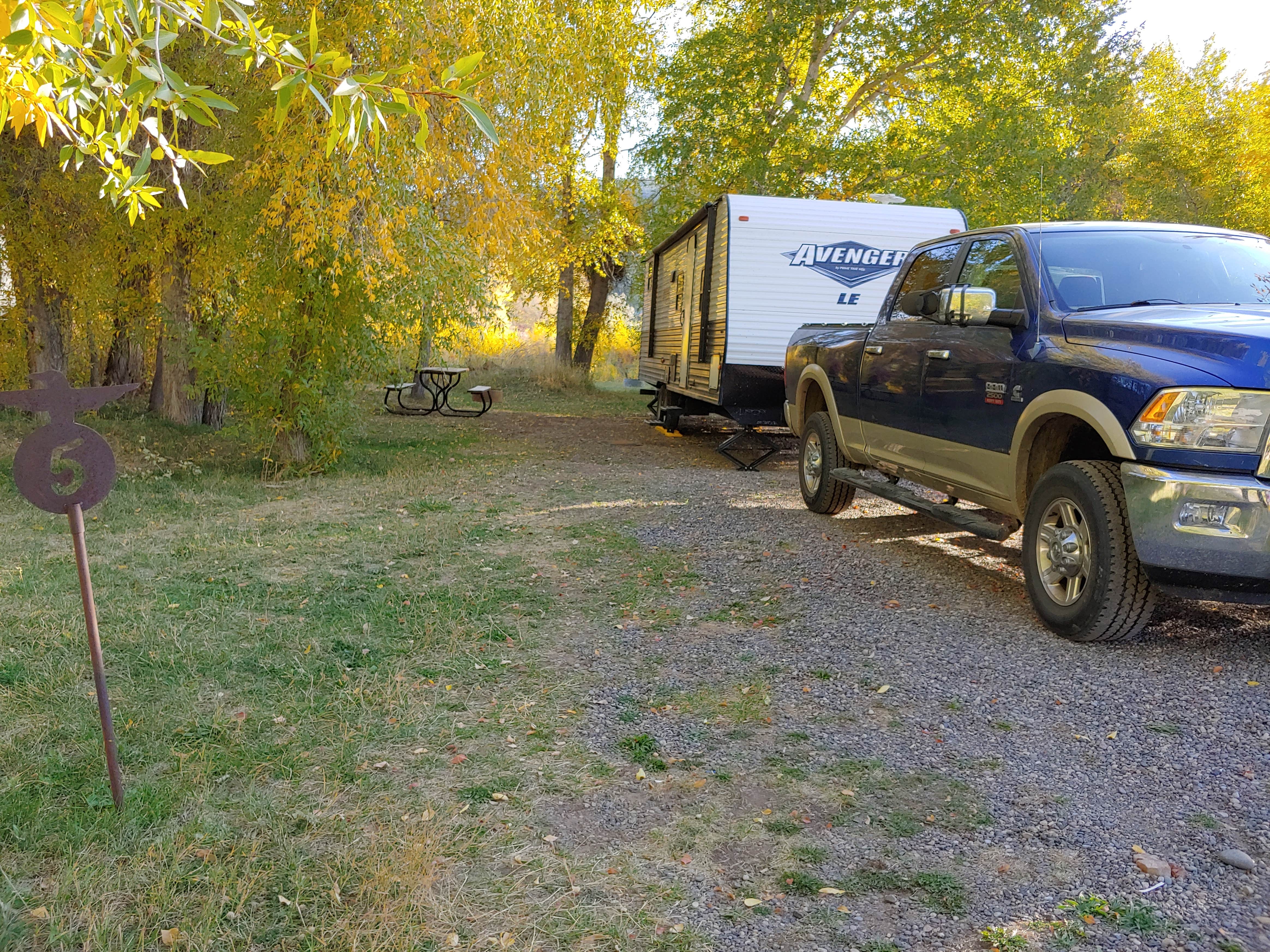 Wyatt J.'s photo of rv camping at River Camp RV Park near Hayden, CO