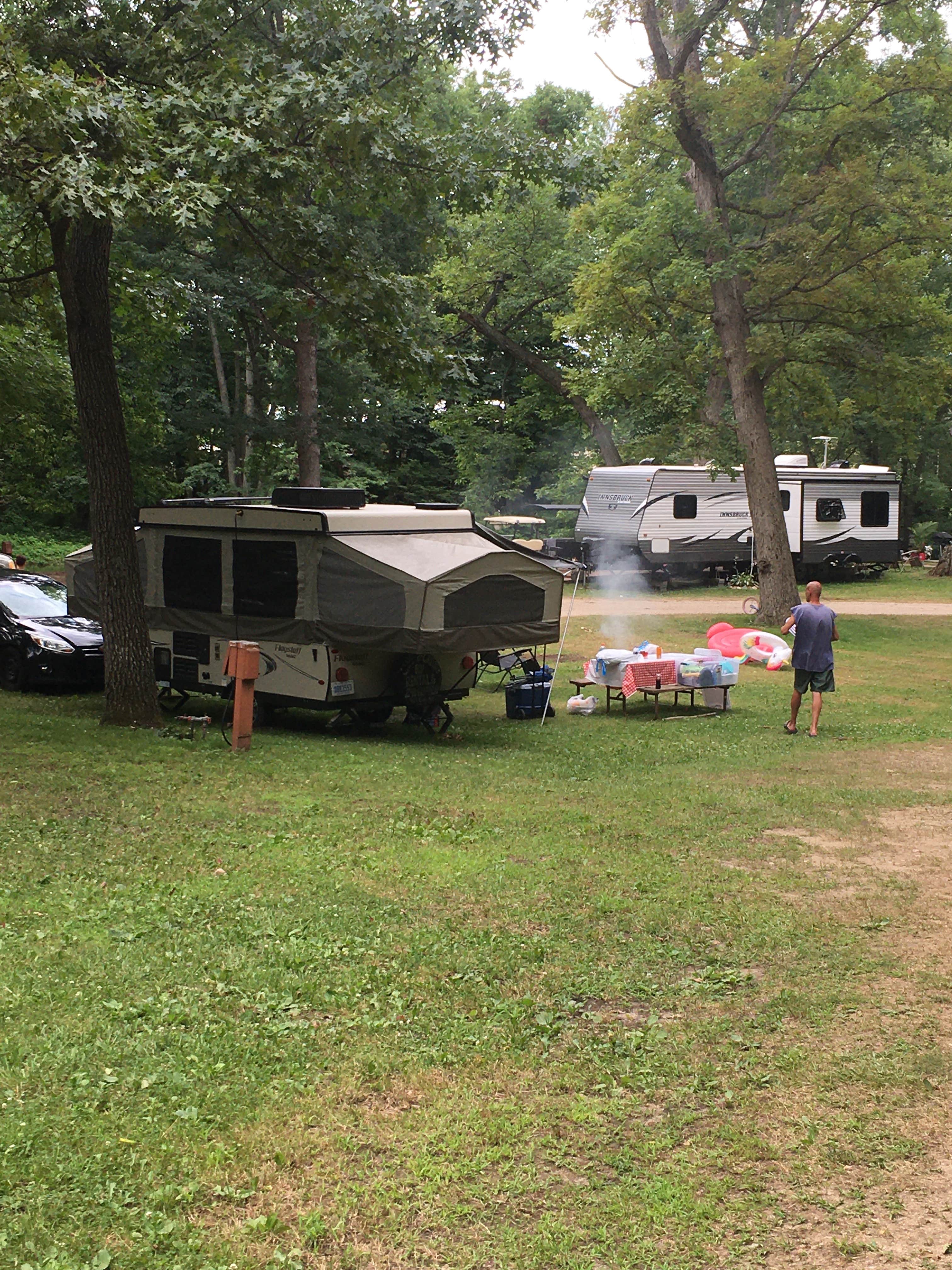 Tammy P.'s photo of rv camping at Walnut Hills Family Campground by GatherGrounds near Ovid, MI