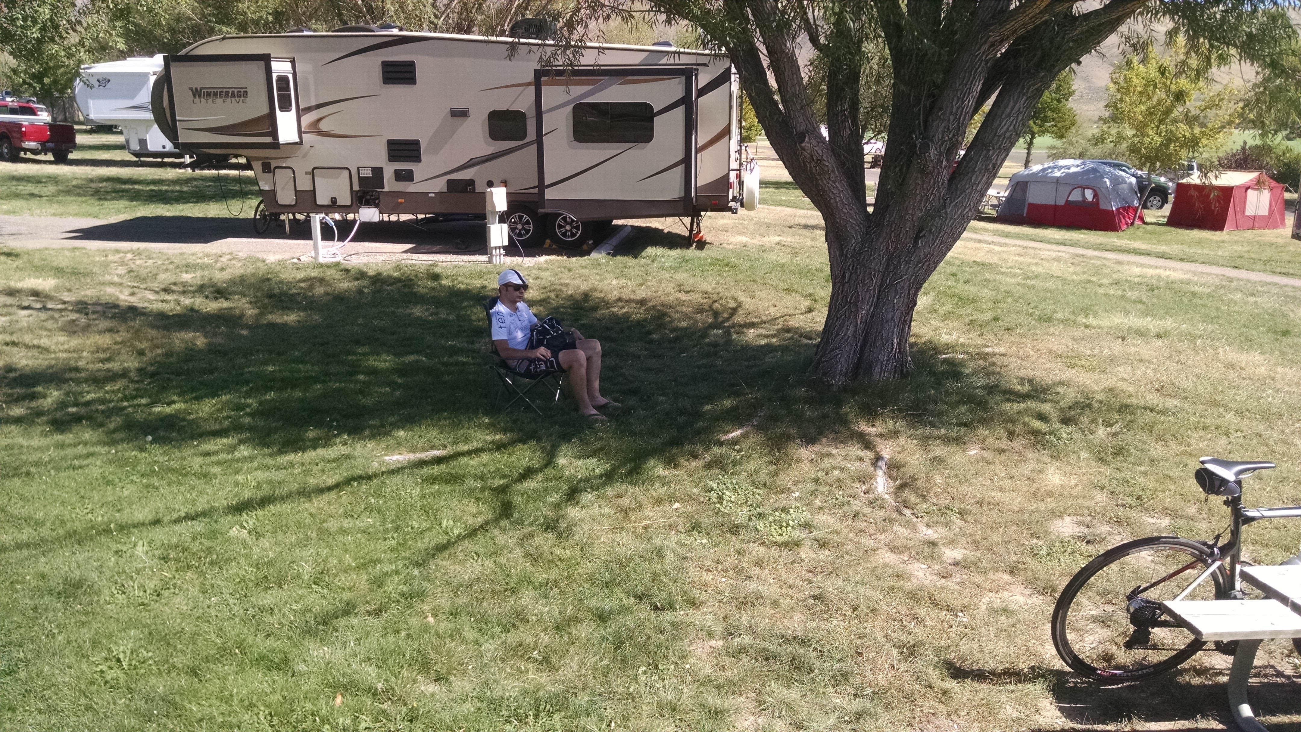 Julian P.'s photo of rv camping at Farewell Bend State Recreation Area Campground near Ontario, OR
