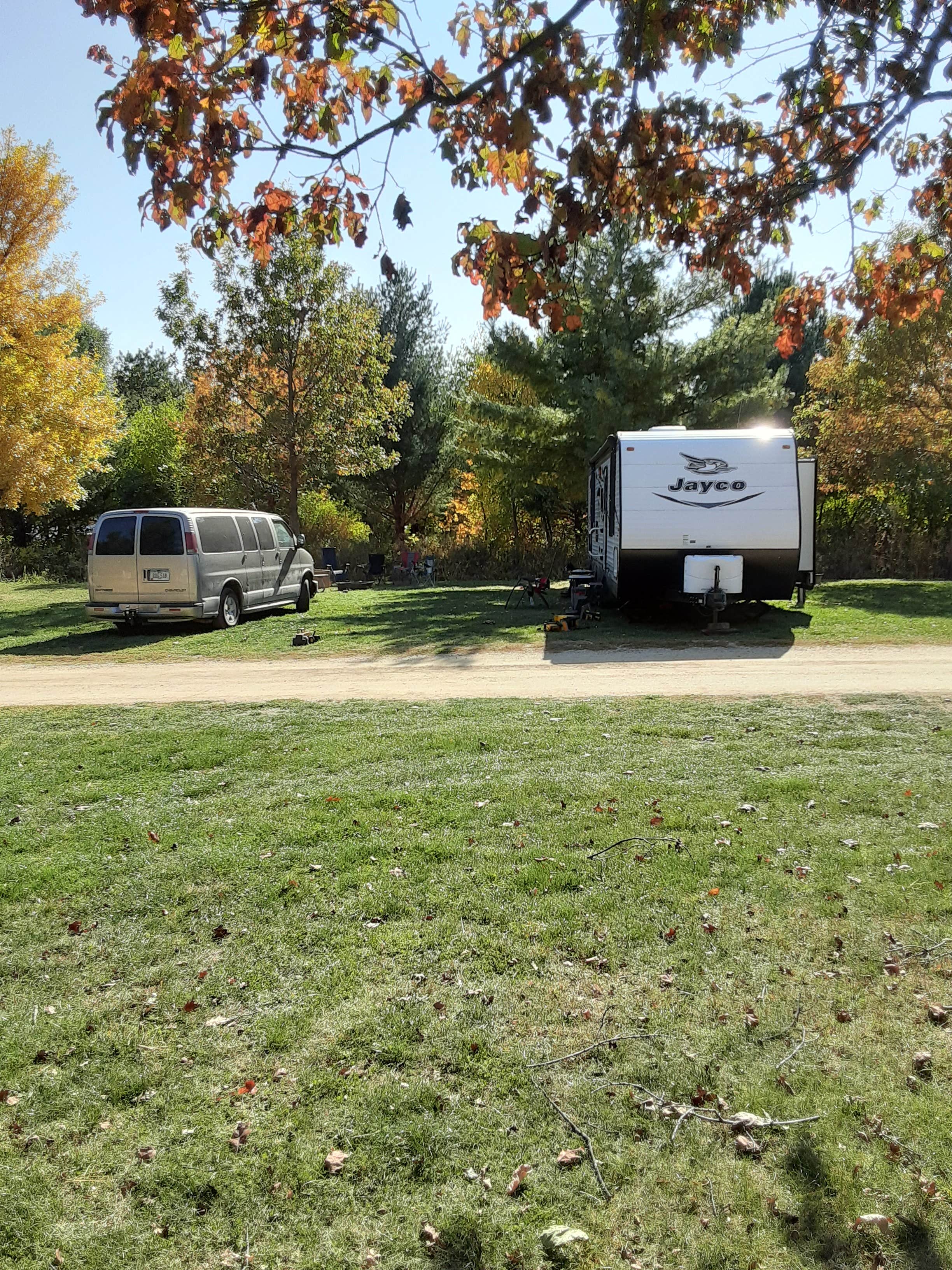 Dan B.'s photo of rv camping at Prairie Bridges Park near Clarksville, IA