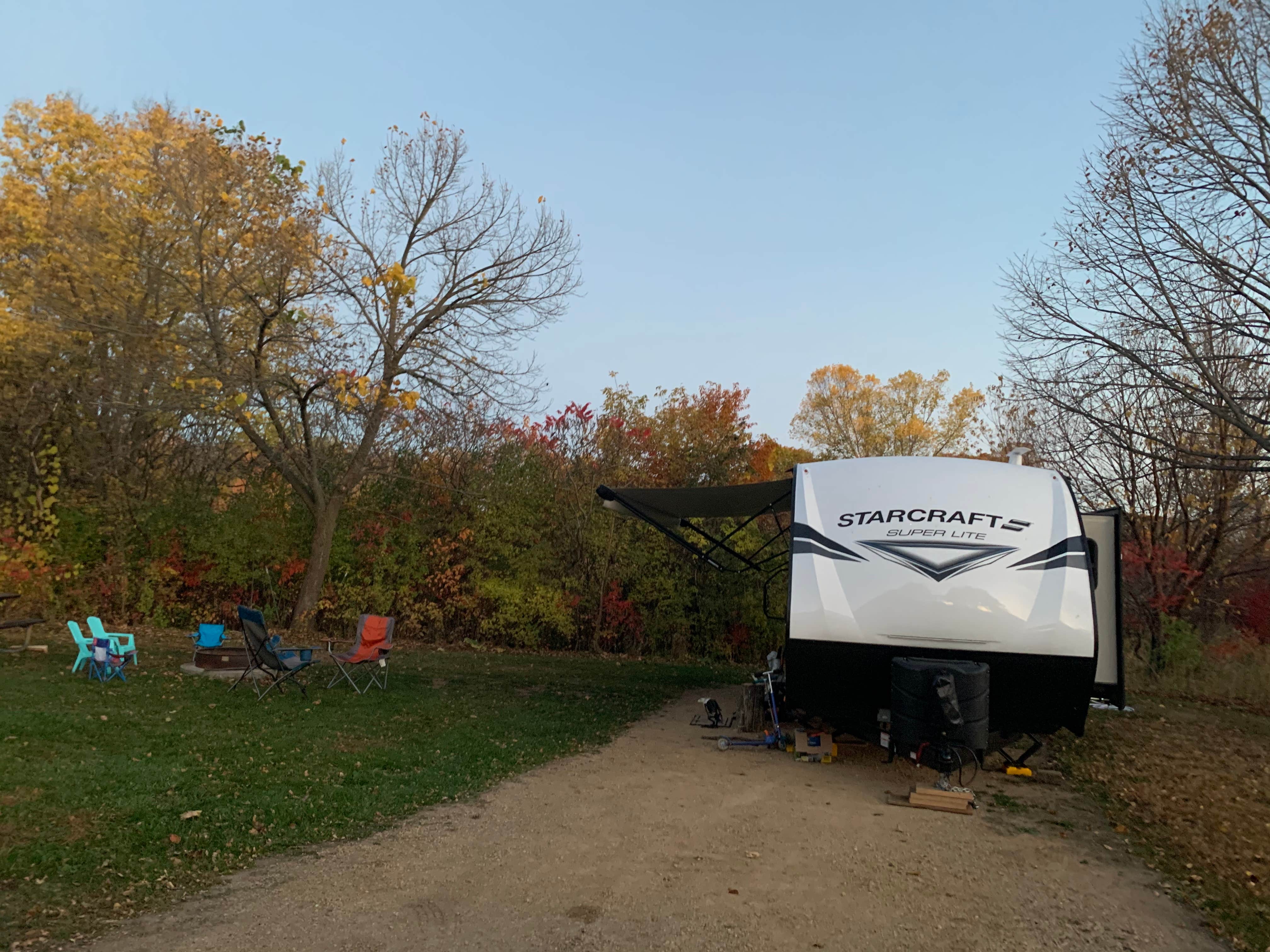 Jaime N.'s photo of rv camping at Lake Elmo County Park Reserve near Lilydale, MN