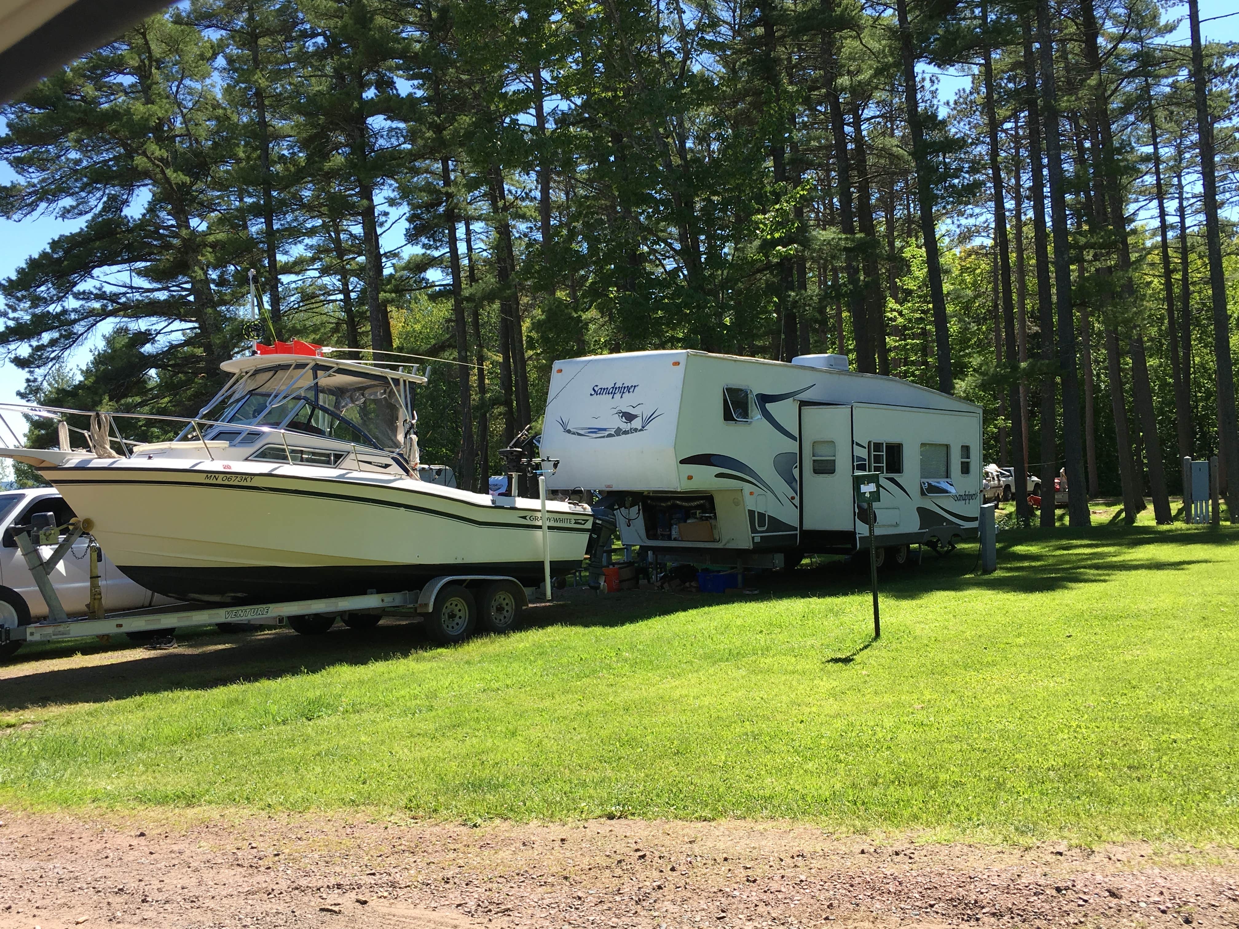 Janet R.'s photo of rv camping at Memorial Park Campground near Port Wing, WI