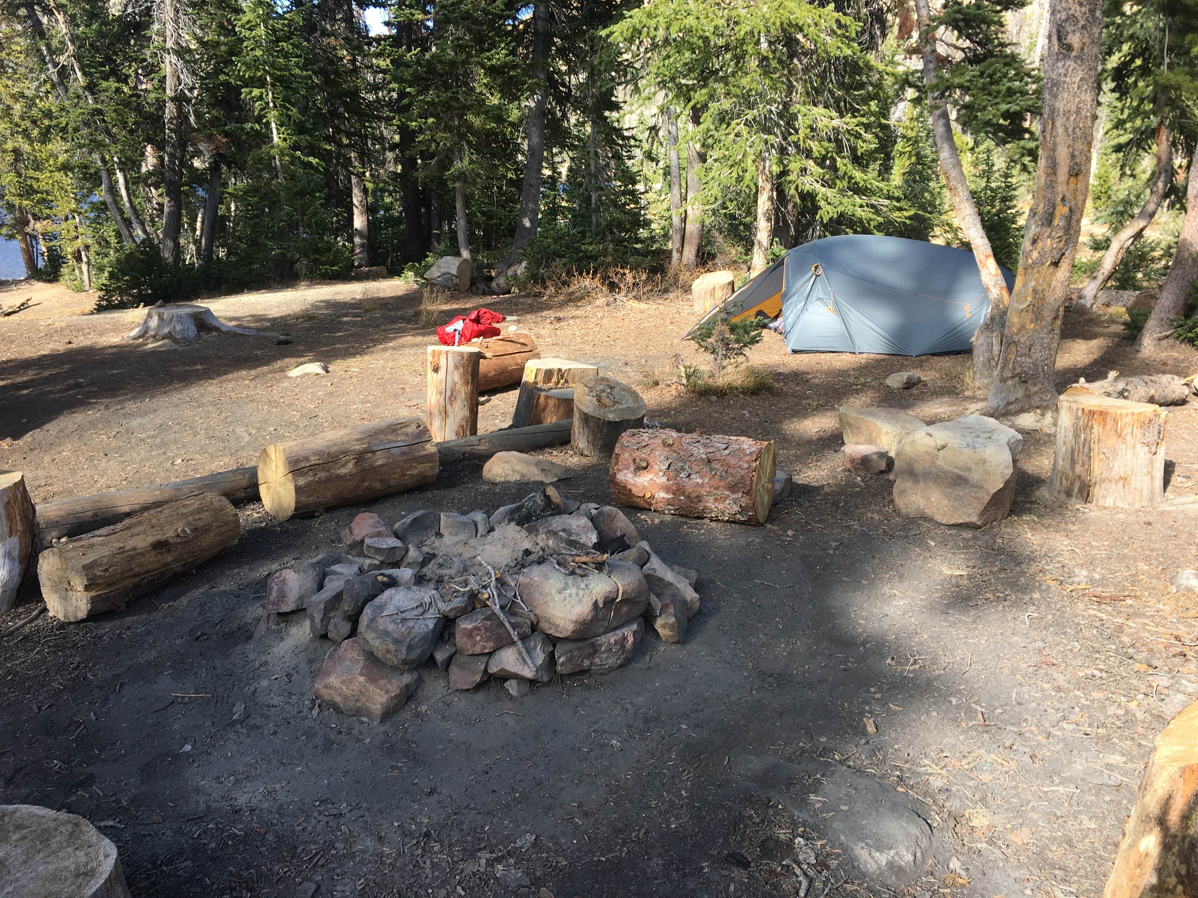 Spencer L.'s photo of a dispersed camping area at Wall Lake Dispersed Campground near Altonah, UT