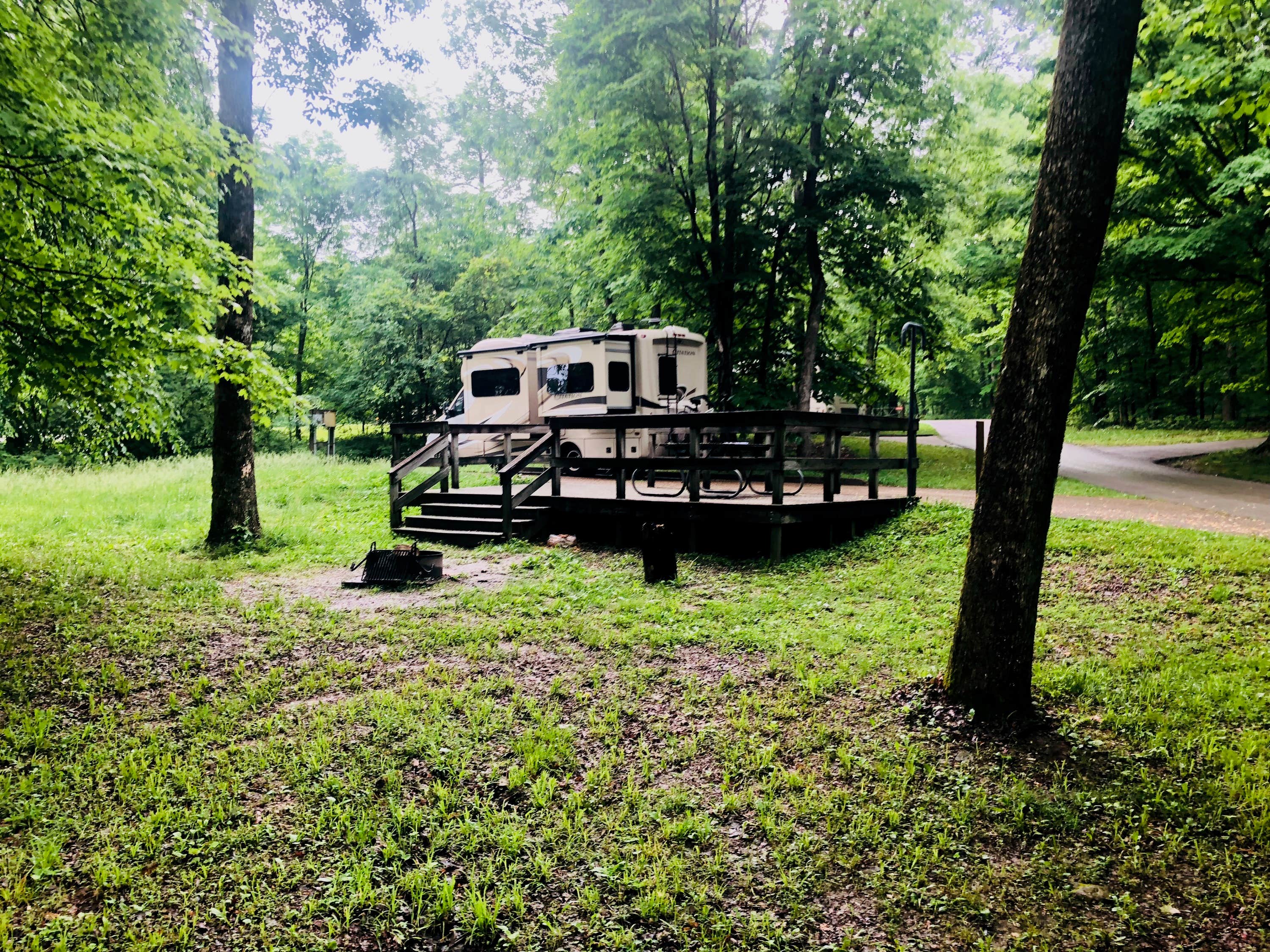 Shelly S.'s photo of rv camping at Mammoth Cave Campground — Mammoth Cave National Park near Clarkson, KY