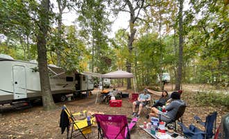 Camping near Godfrey Bridge — Wharton State Forest: Pilgrim Lake Campground, Tuckerton, New Jersey
