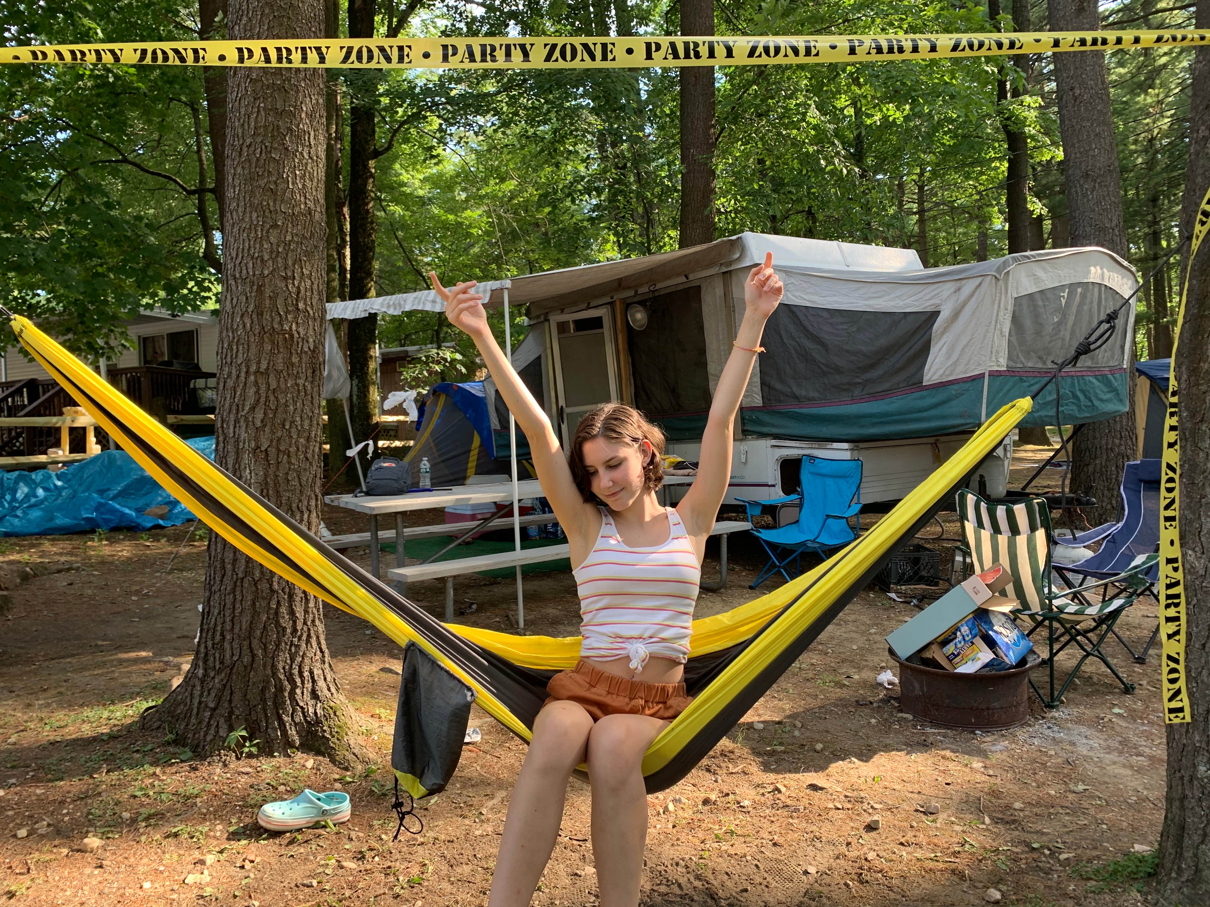 Camper-submitted photo at Lone Oak Camp Sites near Northfield Brook Lake