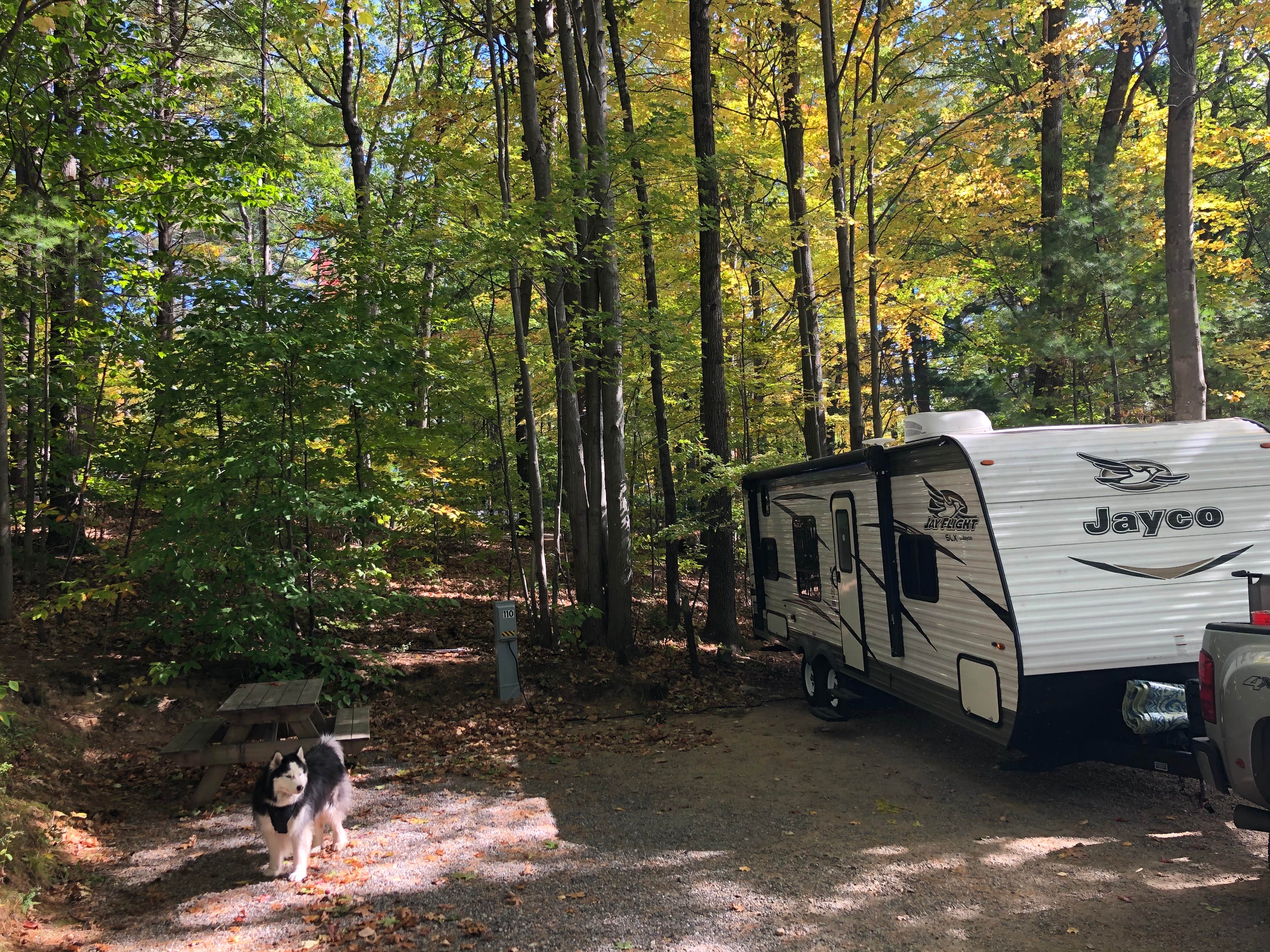 Kasey M.'s photo of rv camping at Paugus Bay Campground near Grafton, NH