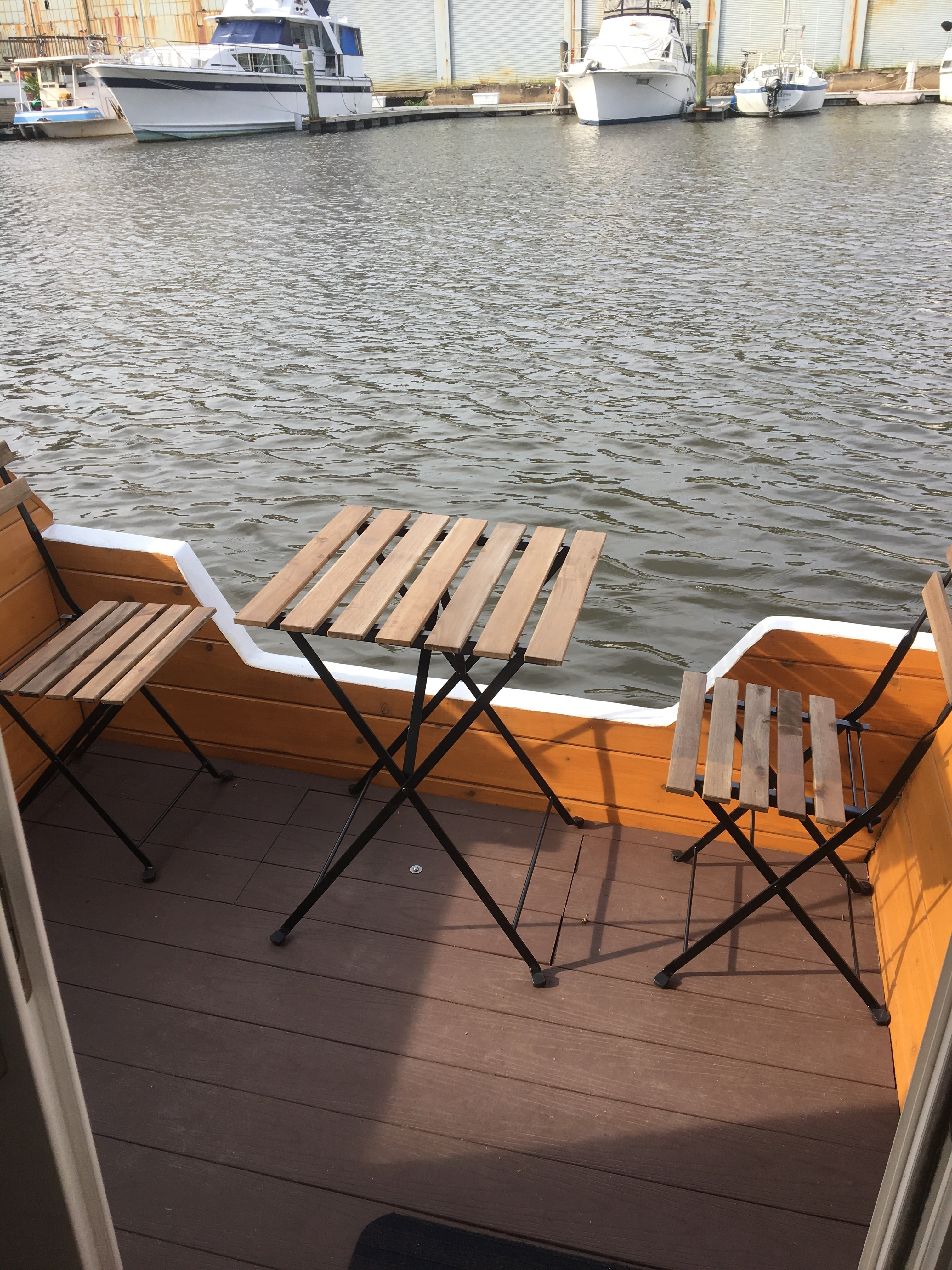 Camper submitted image from Philly Love Boats at Pier 5 Marina: Urban Glamping - 4