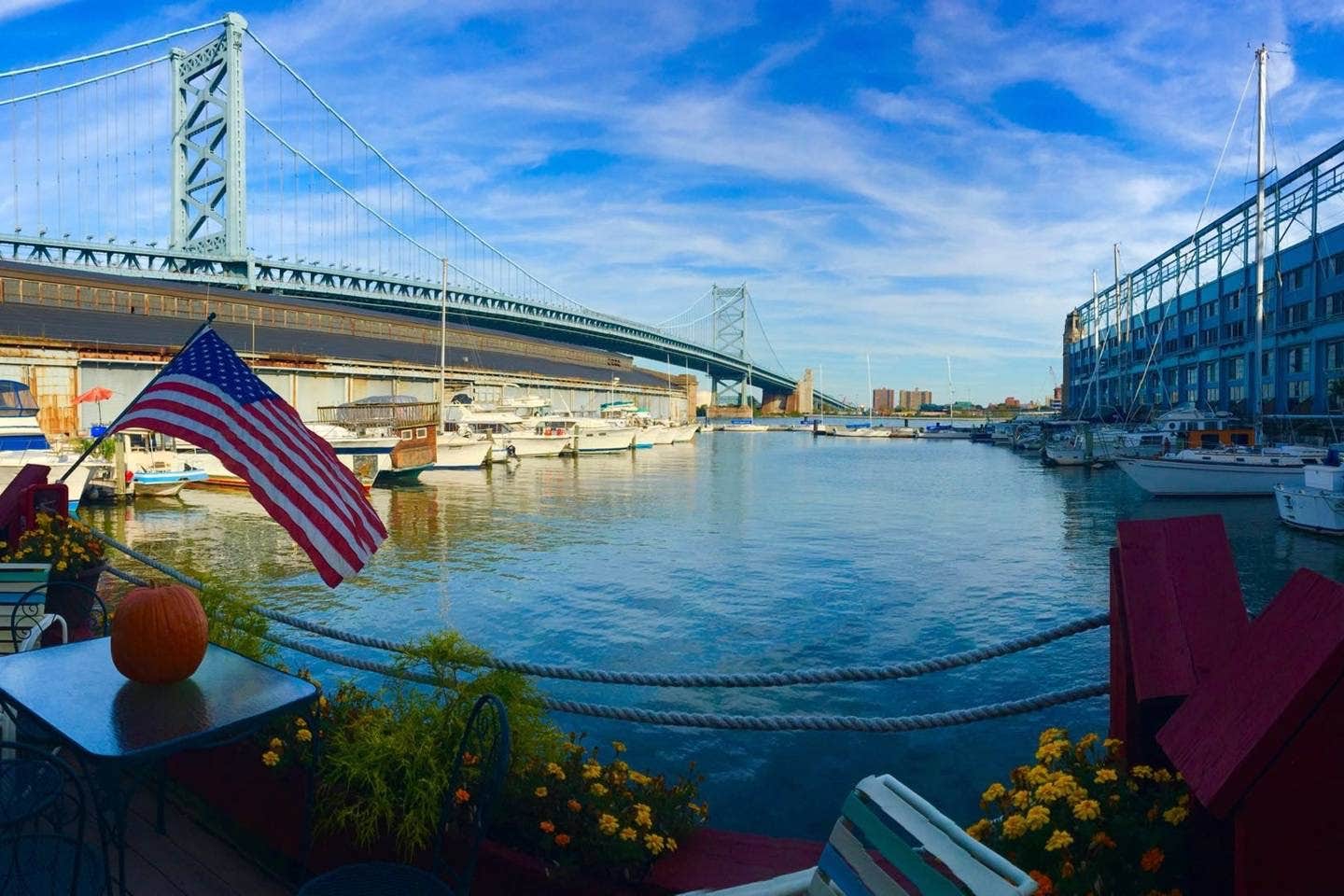 Camper submitted image from Philly Love Boats at Pier 5 Marina: Urban Glamping - 3