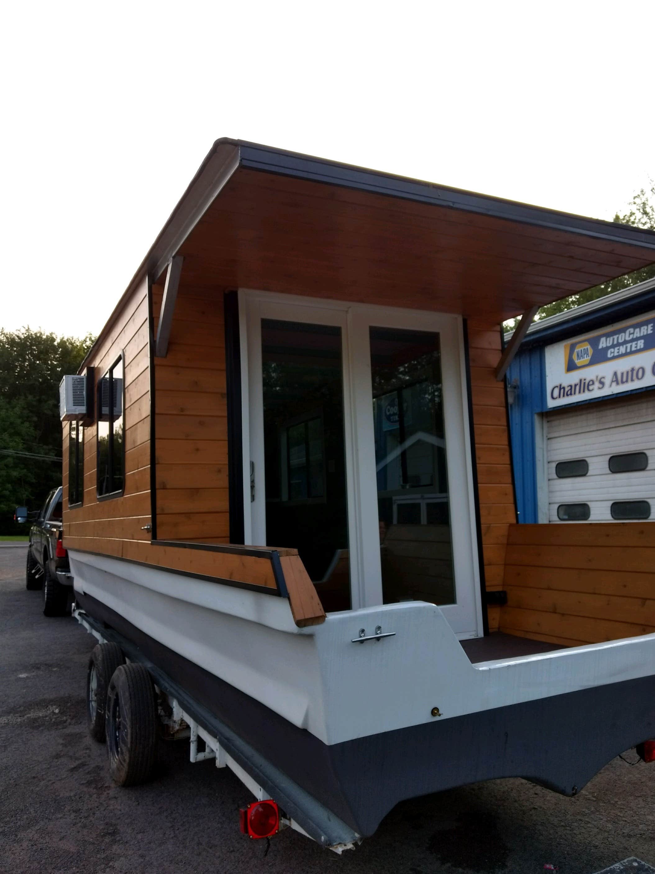 Camper-submitted photo at Philly Love Boats at Pier 5 Marina: Urban Glamping near Runnemede, NJ