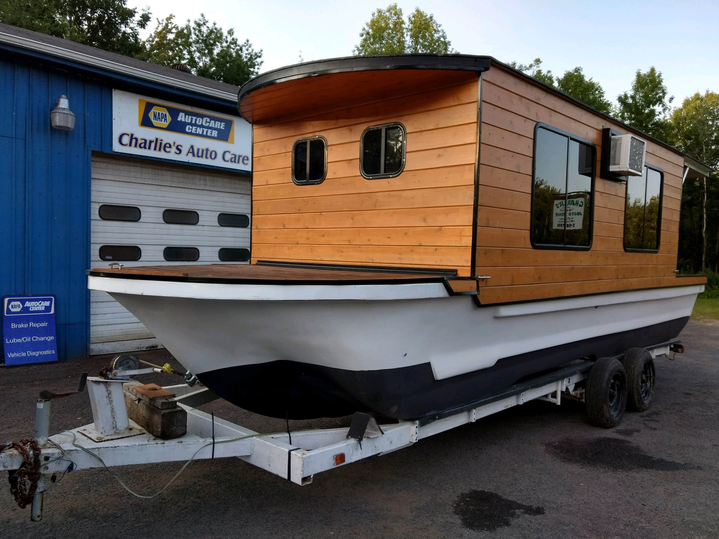 Camper-submitted photo at Philly Love Boats at Pier 5 Marina: Urban Glamping near Woodbury, NJ
