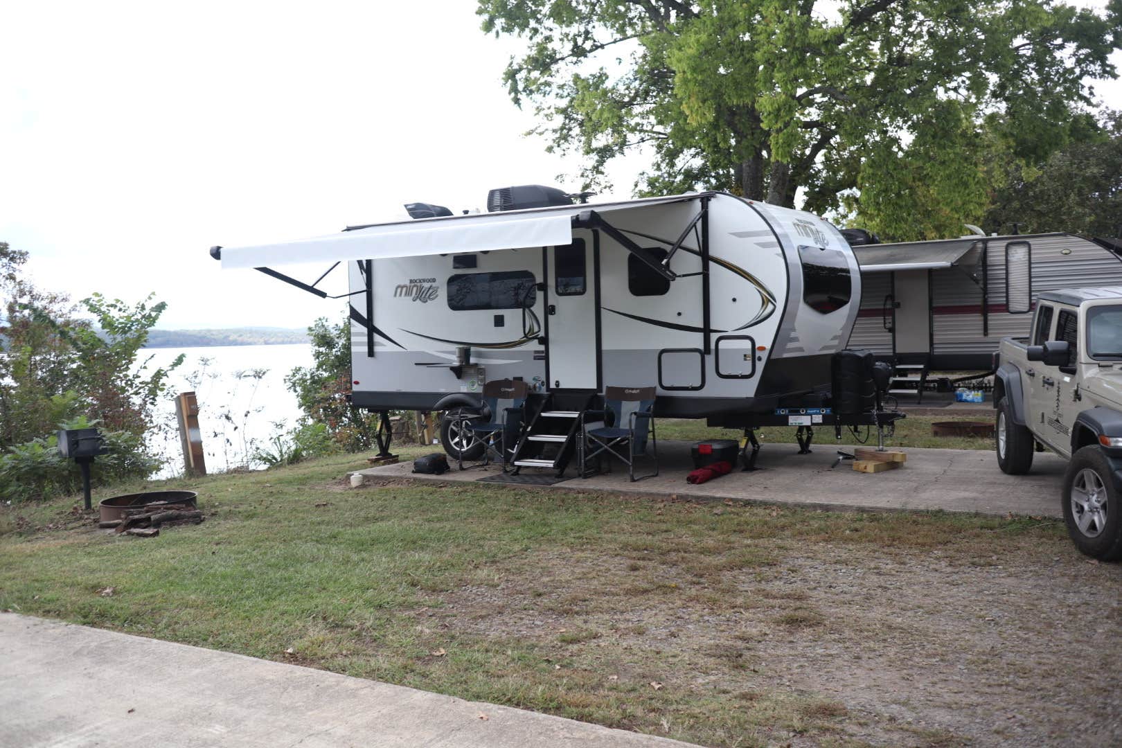 Leslie  N.'s photo of rv camping at Quarry Island Campground — Lake Wister State Park near Heavener, OK