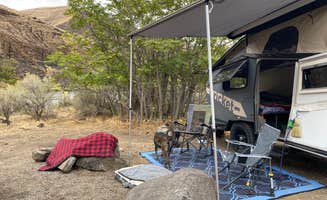 Sarah S.'s photo of tent camping at Macks Canyon Recreation Site near Wishram, WA