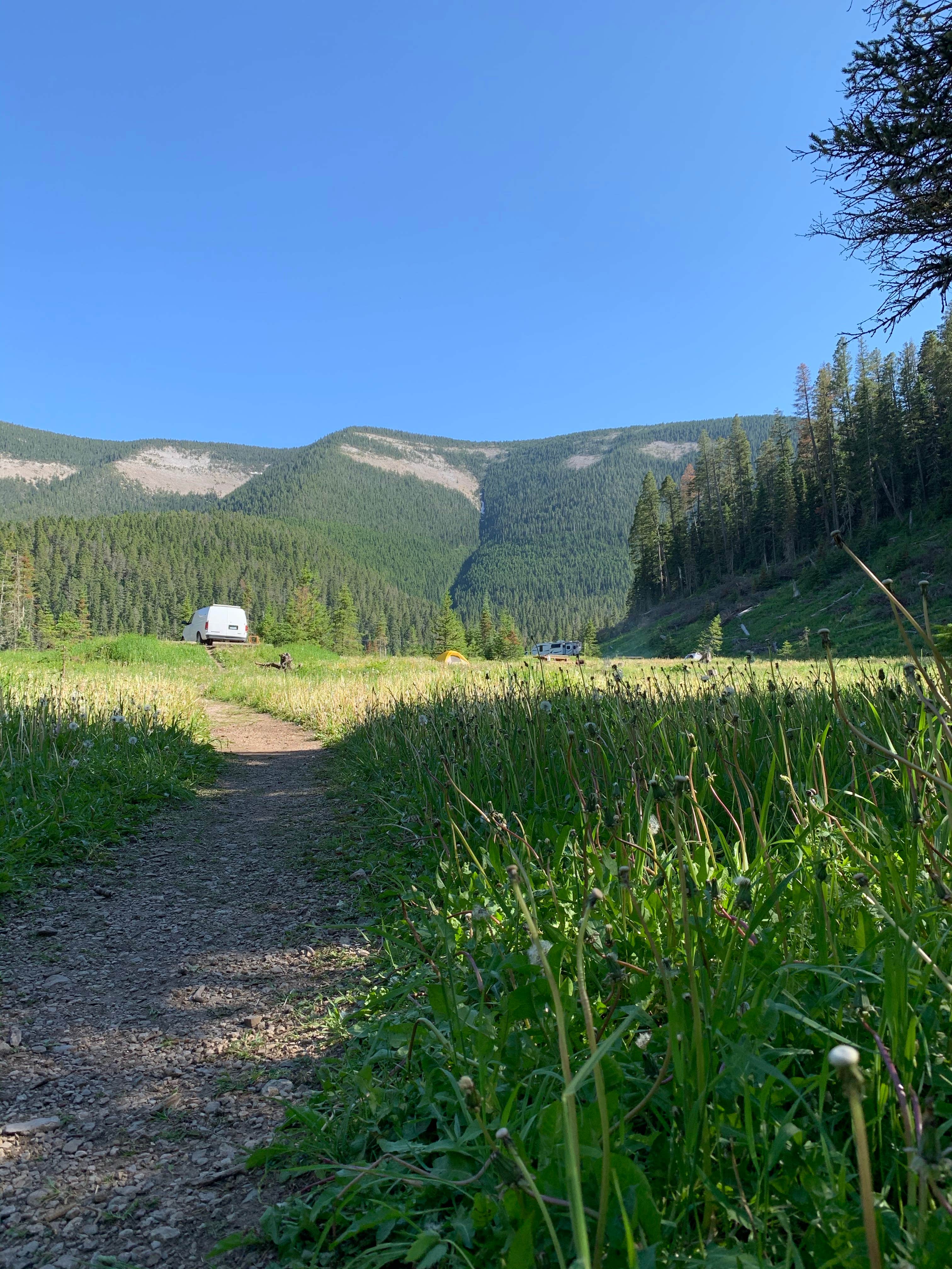 Camper-submitted photo at Crystal Lake Campground near Moore, MT