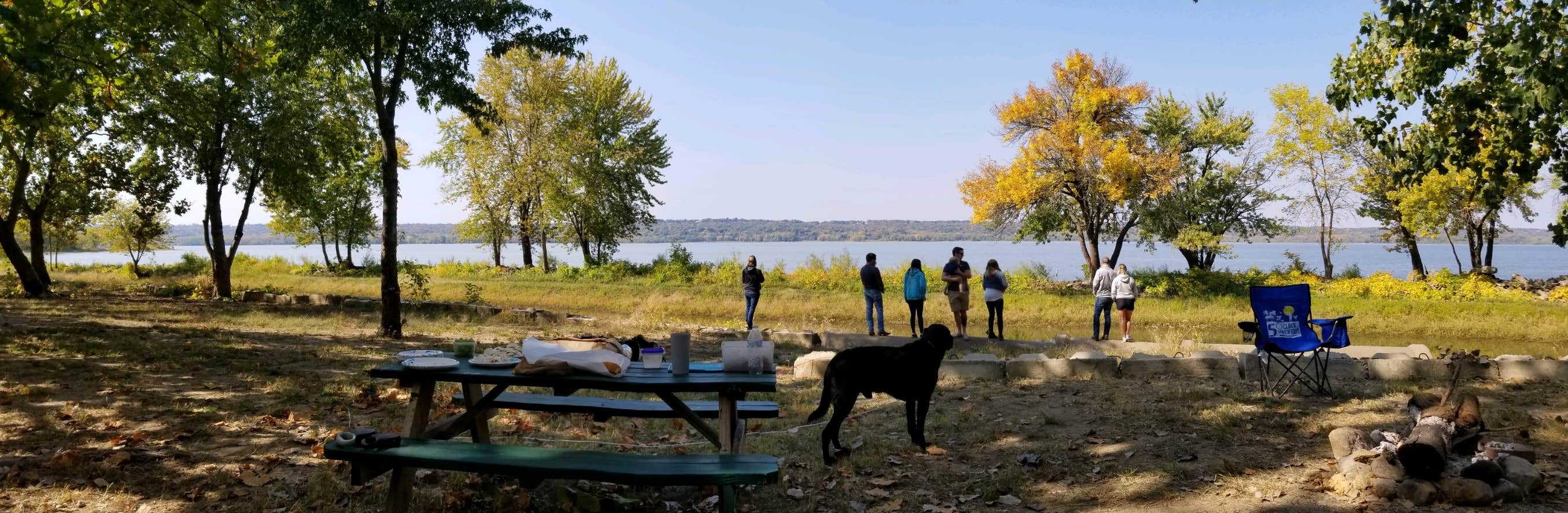 Nick's photo of camping with pets at Millpoint Park near Galesburg, IL