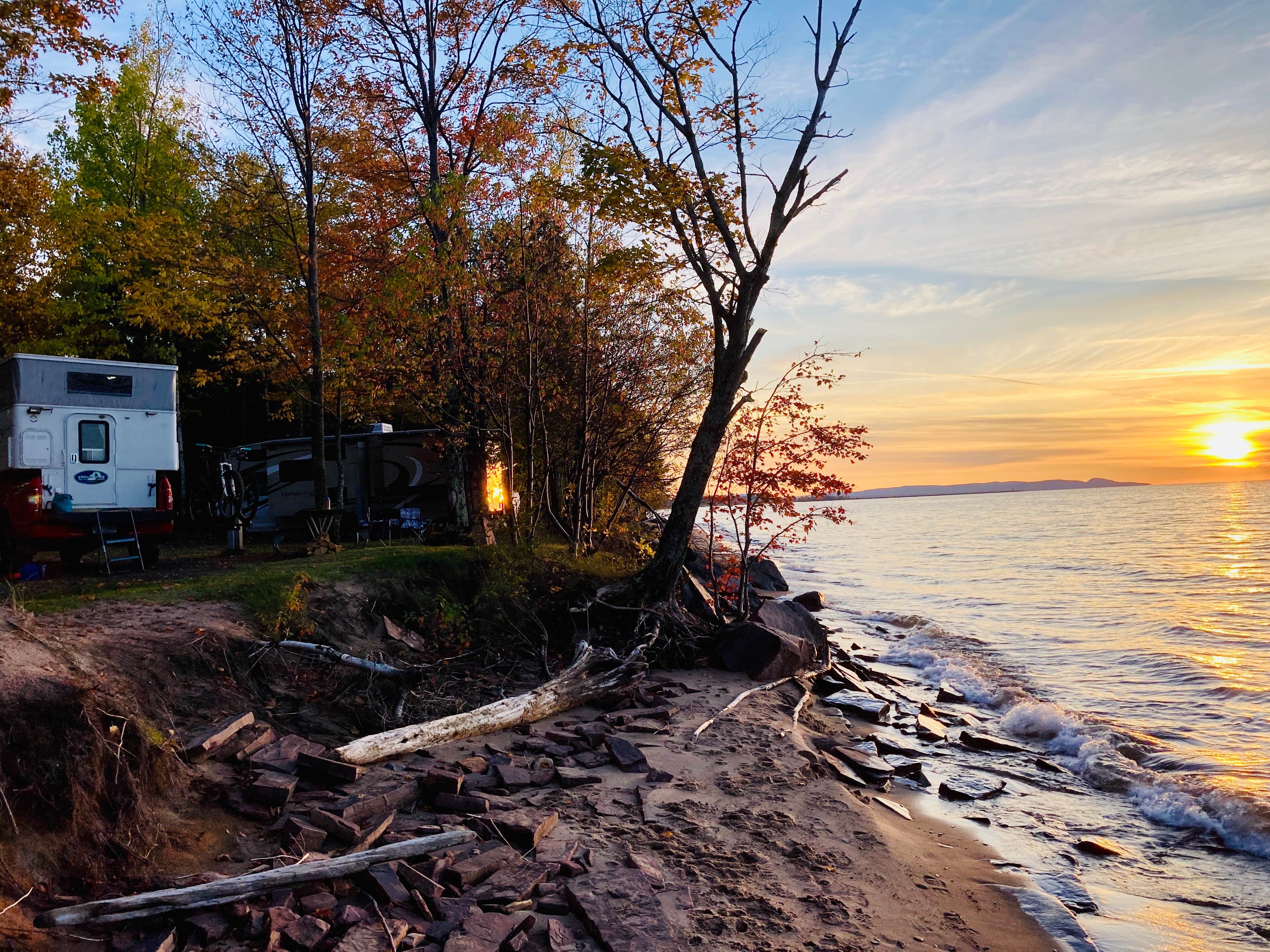 Camper-submitted photo at Ontonagon Township Park Campground near White Pine, MI