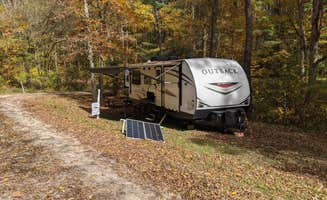 The Wandering Shores ..'s photo of rv camping at Hook Lake (Campground A) — Jesse Owens State Park near Zanesville, OH