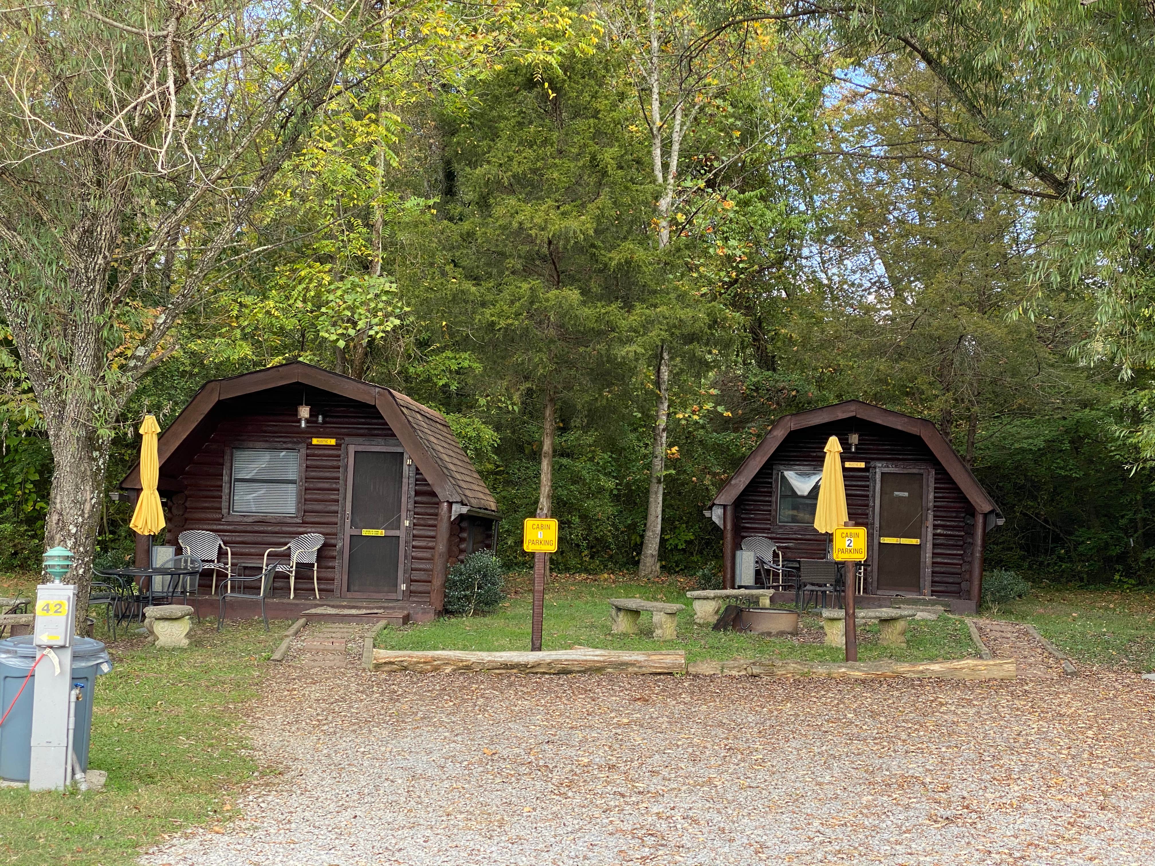 Andrea F.'s photo of a cabin at Clinton-Knoxville North KOA near Jellico, TN
