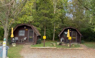 Andrea F.'s photo of glamping accommodations at Clinton-Knoxville North KOA in Tennessee