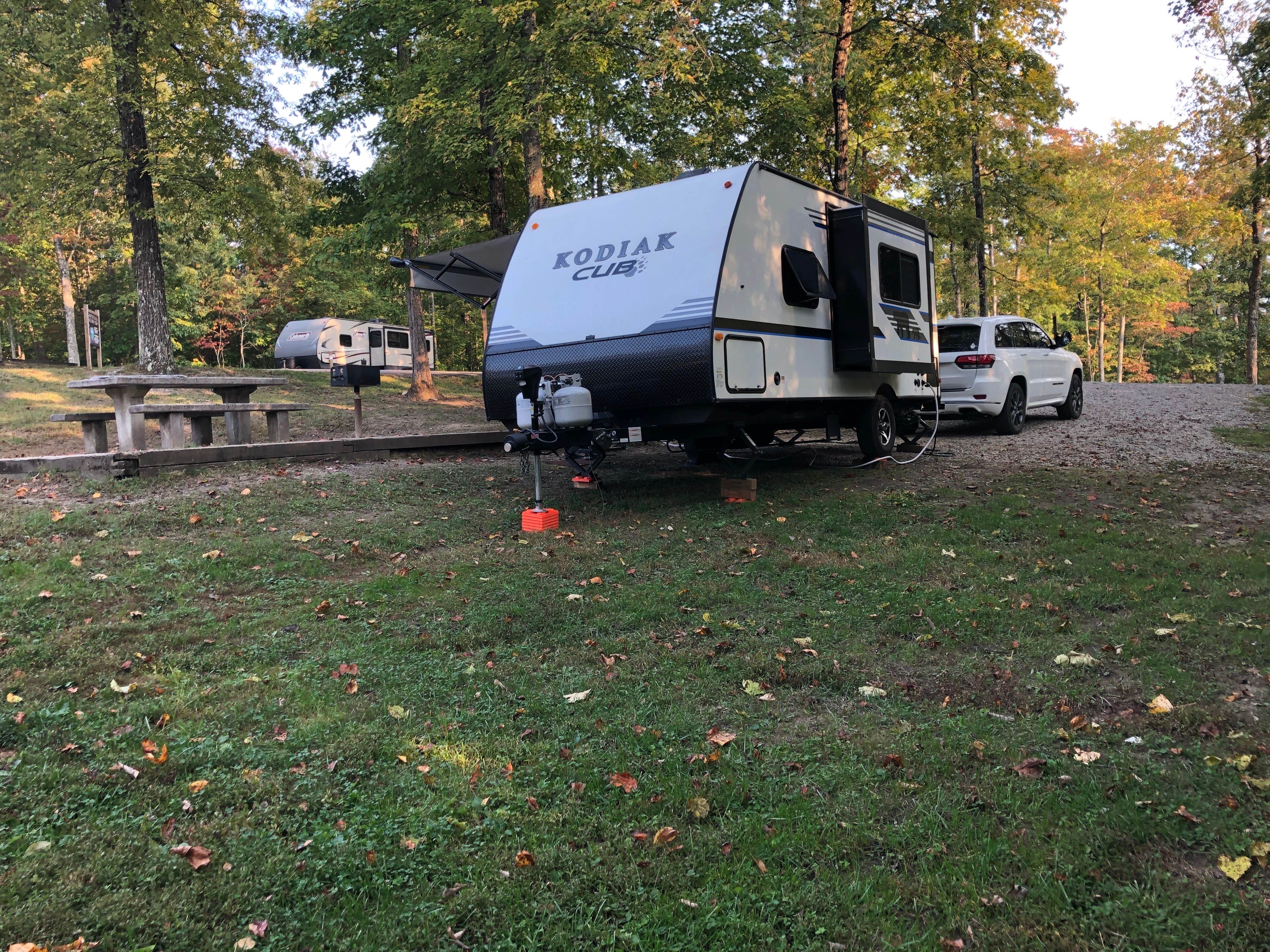 Mr. H.'s photo of rv camping at Pickett CCC Memorial State Park Campground near Parkers Lake, KY