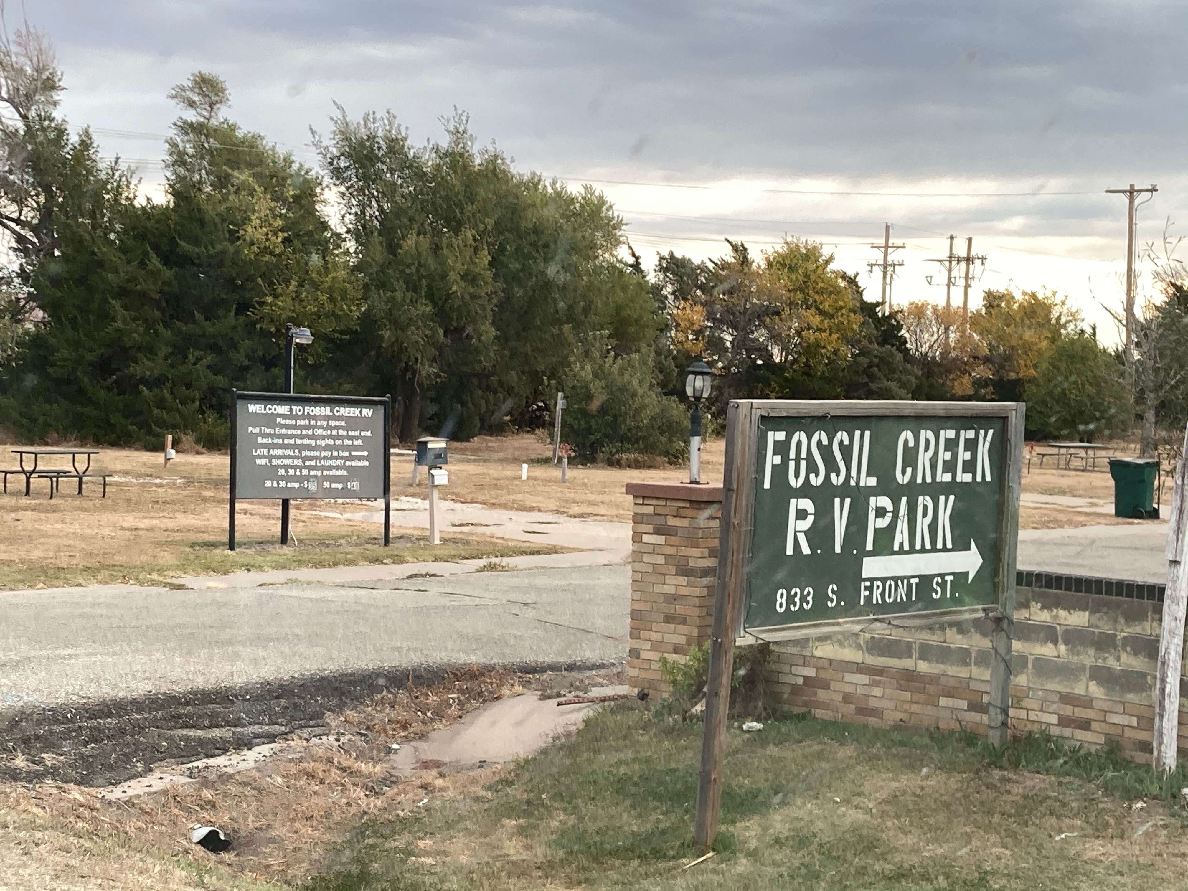 Camper-submitted photo at Fossil Creek RV Park near Ellinwood, KS