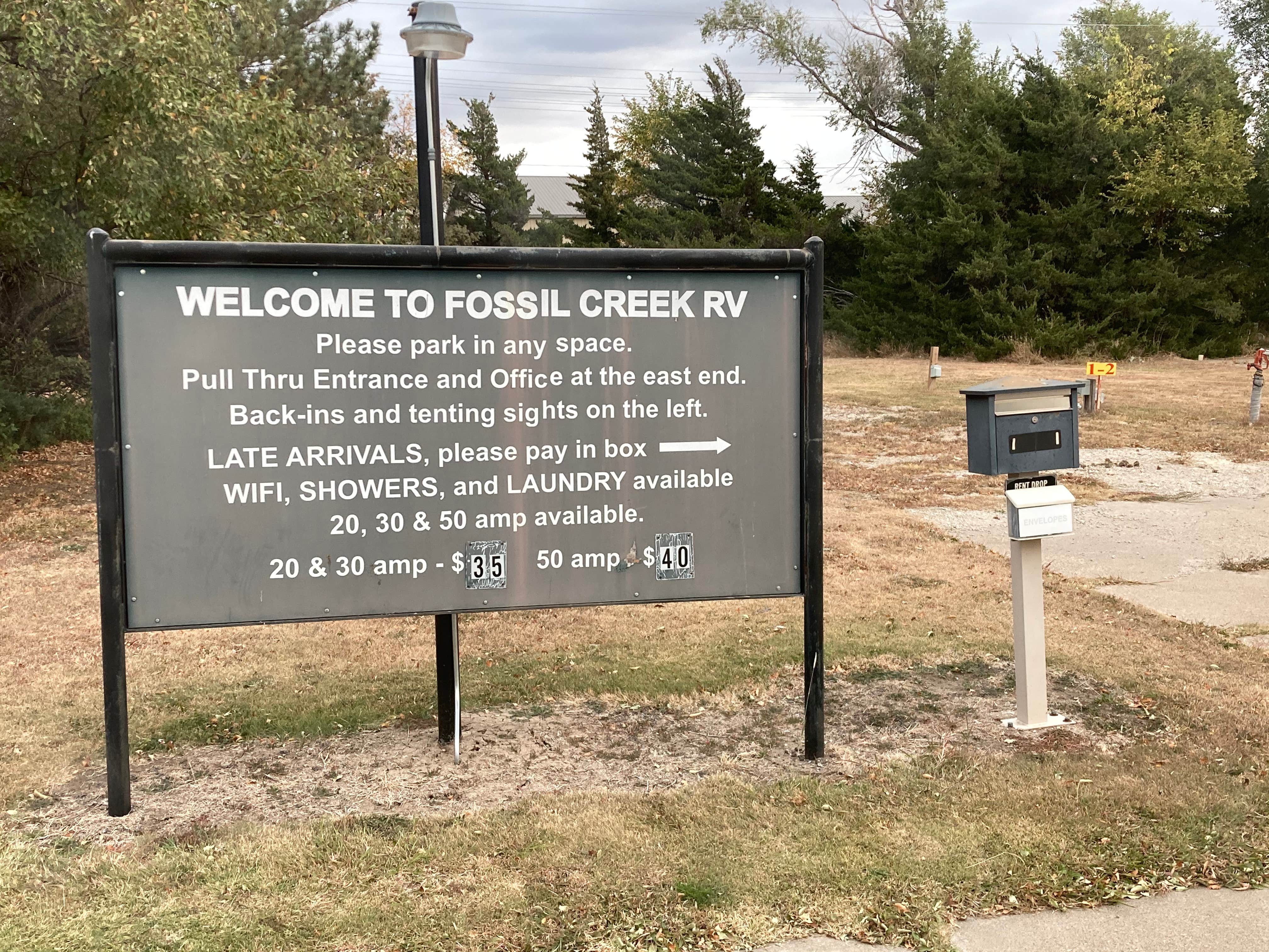 Camper-submitted photo at Fossil Creek RV Park near Ellinwood, KS