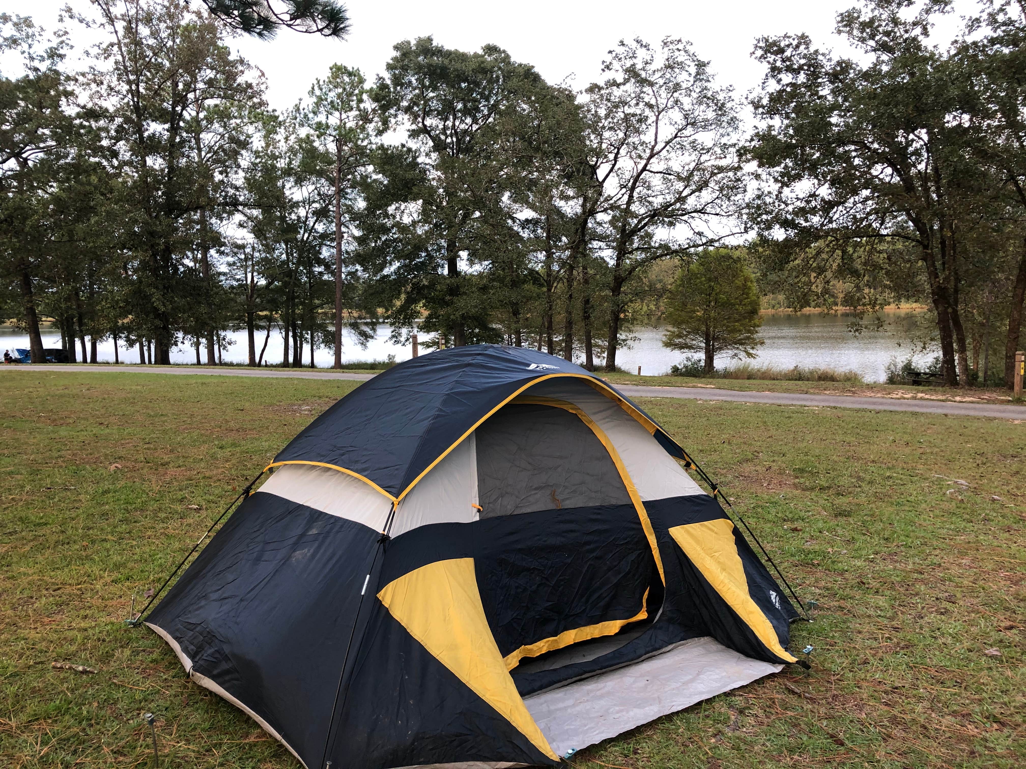 Desiree K.'s photo of tent camping at Hurricane Lake South Campground near Navarre, FL