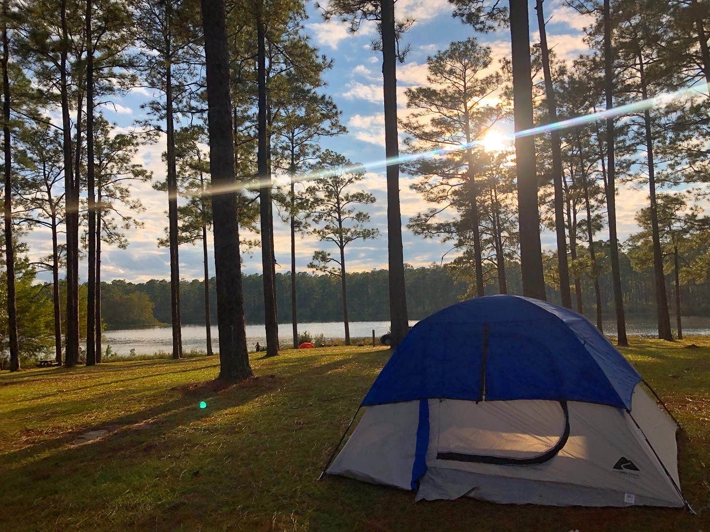 Desiree K.'s photo of tent camping at Hurricane Lake South Campground near Shalimar, FL