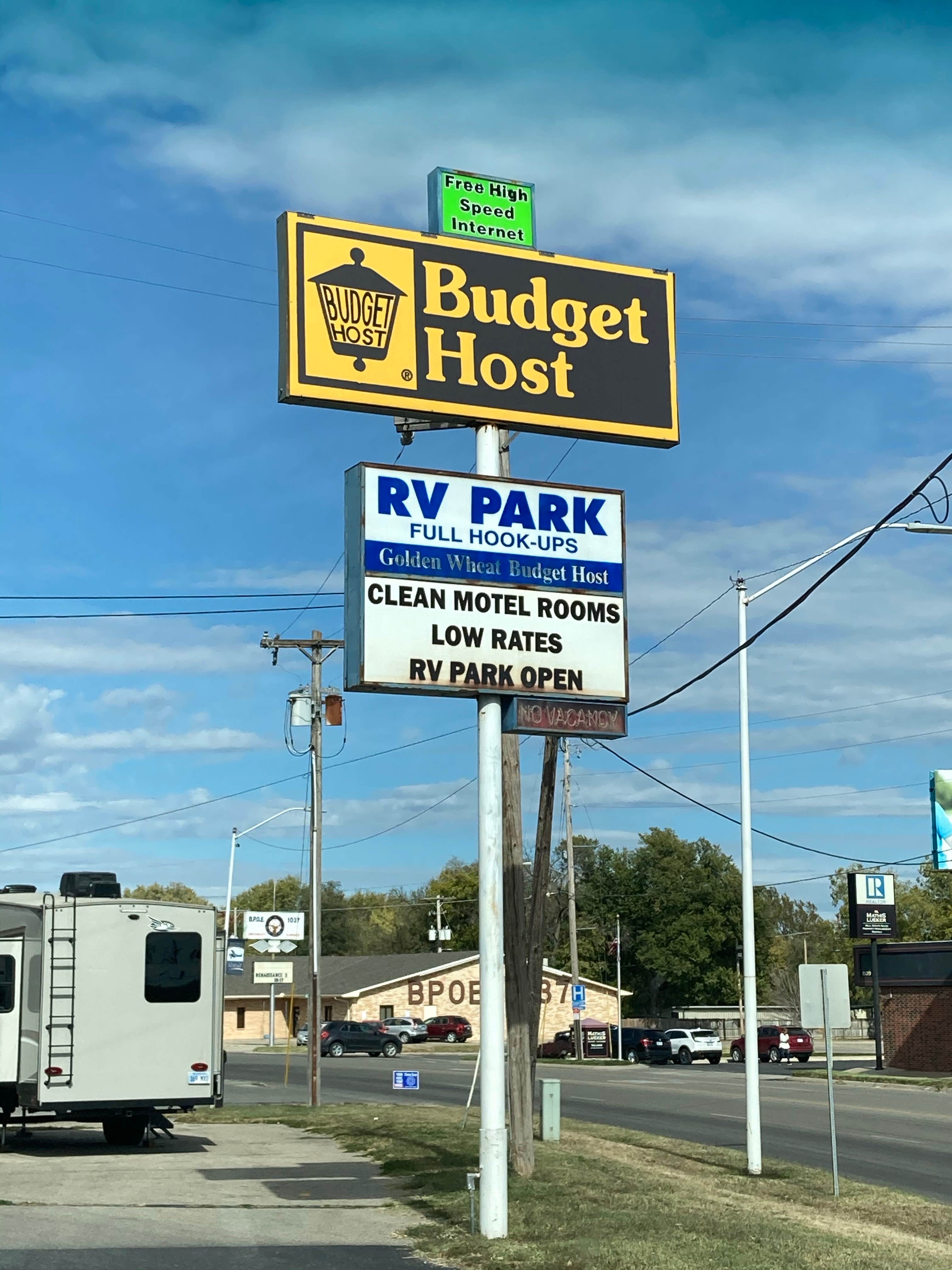 Sofia A.'s photo of rv camping at Golden Wheat Budget Host and RV Park near Minneapolis, KS