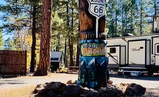 Claudia B.'s photo of camping with pets at Woody Mountain Campground & RV Park near Flagstaff, AZ