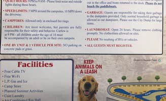 Rose F.'s photo of camping with pets at Lehmans Lakeside RV Resort near Twin Lakes, WI