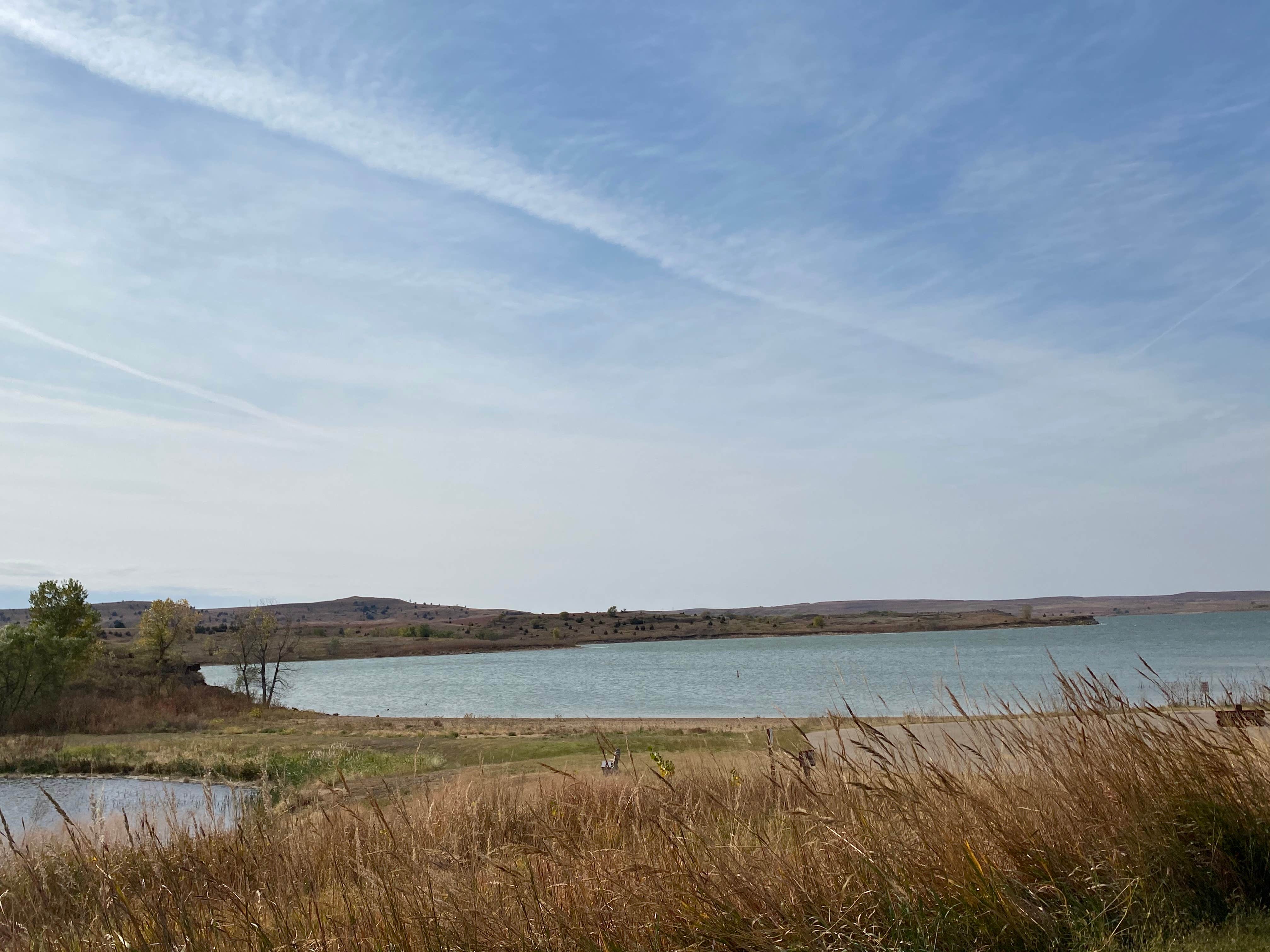 Camper-submitted photo at Wheatgrass Hell Creek Area Campground — Wilson State Park near Lucas, KS