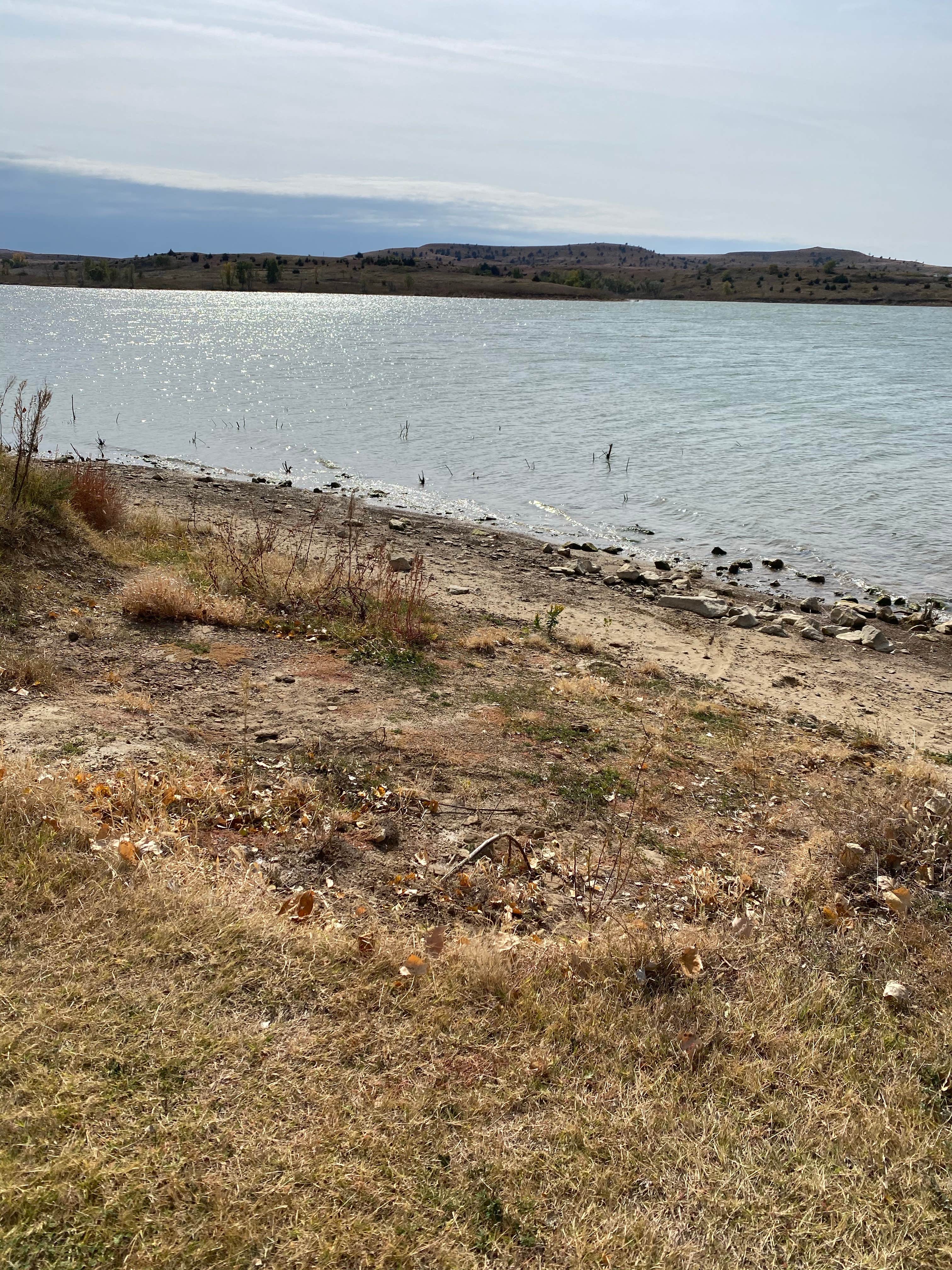 Camper-submitted photo at Wheatgrass Hell Creek Area Campground — Wilson State Park near Lucas, KS