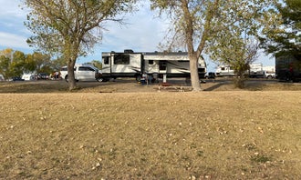 Camping near Sideouts Hell Creek — Wilson State Park: Wheatgrass/Hell Creek — Wilson State Park, Dorrance, Kansas