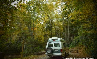 Jennifer B.'s photo of rv camping at Kumbrabow State Forest near Monterville, WV
