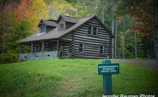 Jennifer B.'s photo of a cabin at Kumbrabow State Forest near Volga, WV