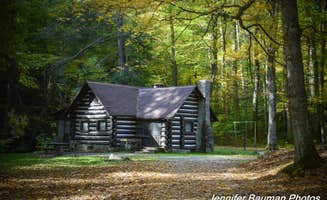 Jennifer B.'s photo of a cabin at Kumbrabow State Forest near Seneca Rocks, WV