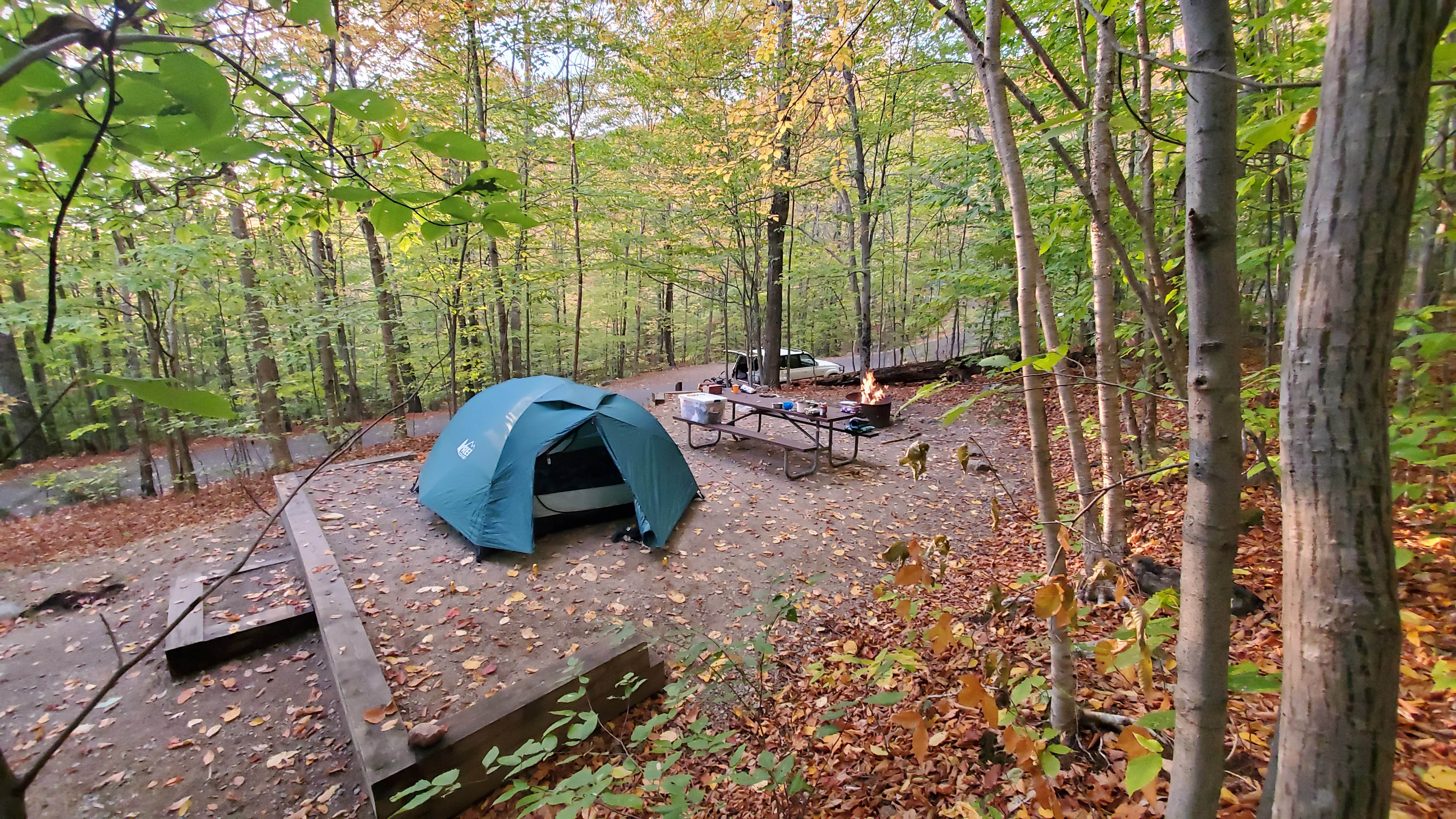 Melissa W.'s photo at Russell Pond Campground near Campton, NH