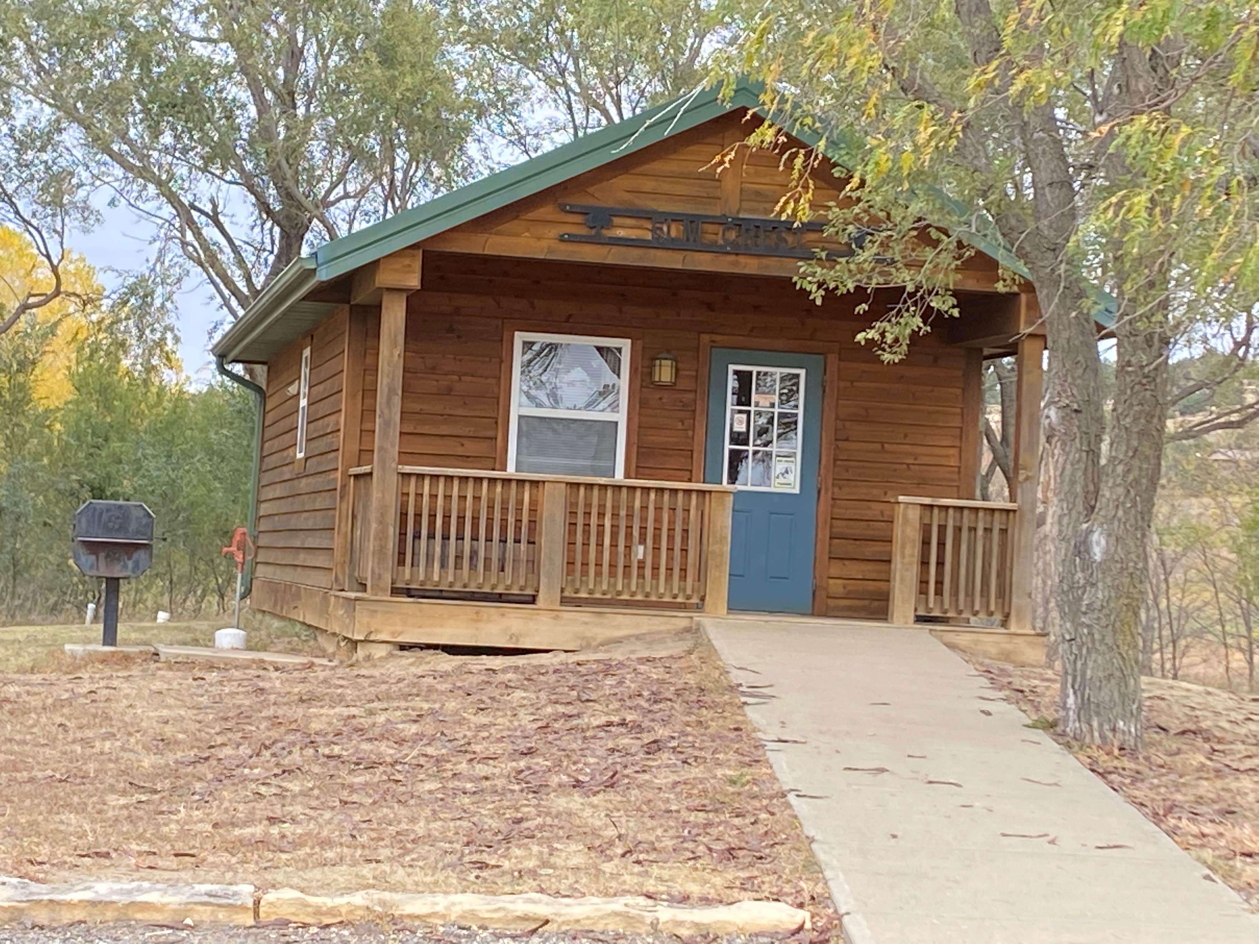 Shannon G.'s photo of a cabin at Yarrow Otoe Area Campground — Wilson State Park near Claflin, KS