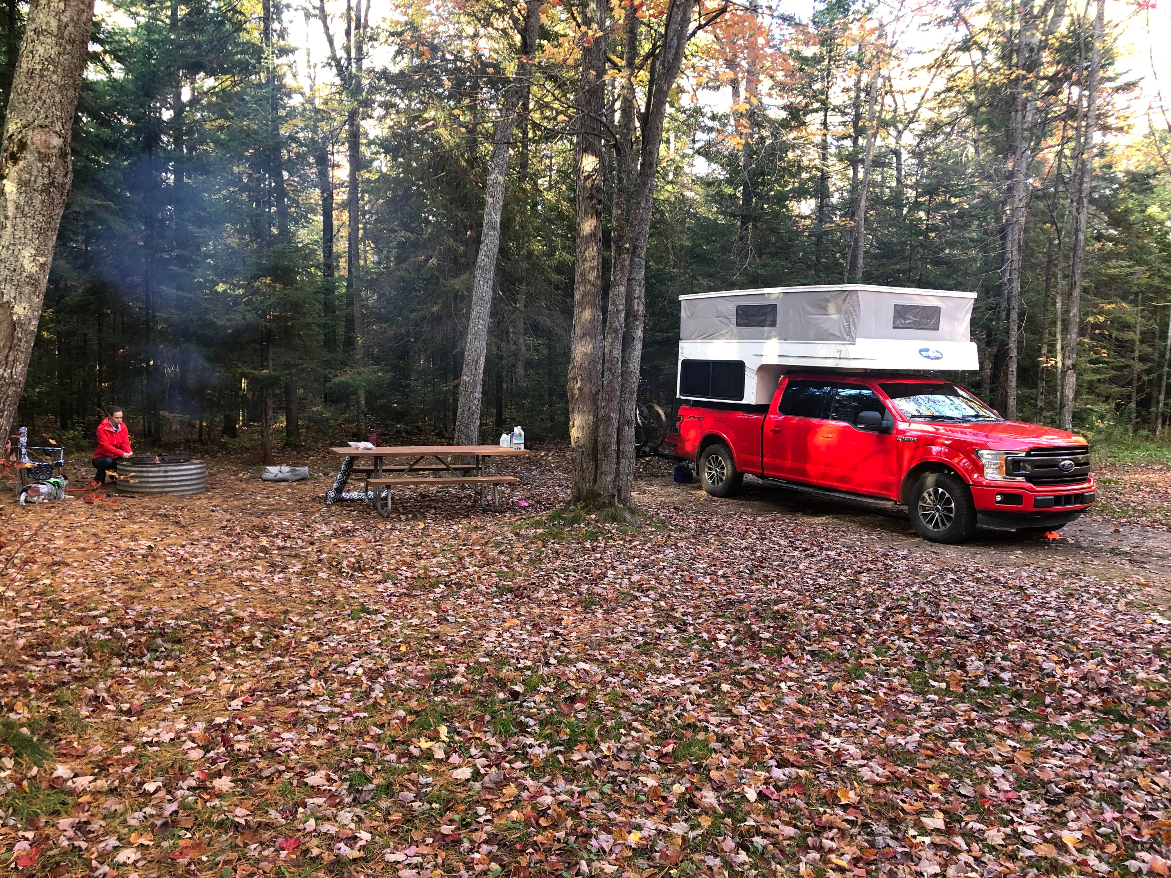 Yetiman's photo of rv camping at Rivermouth Modern Campground — Tahquamenon Falls State Park near Sault Ste. Marie, MI