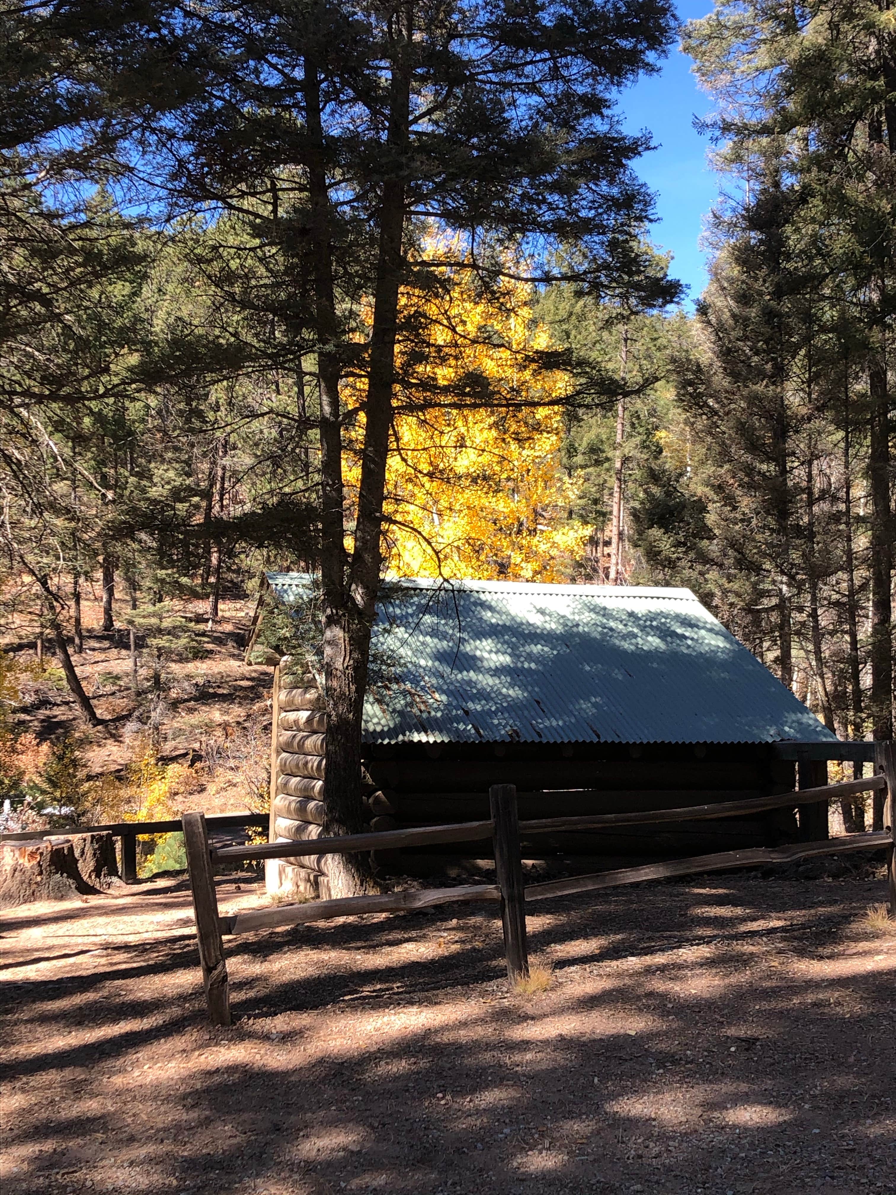 Megan  E.'s photo of glamping accommodations at Hyde Memorial State Park Campground near Santa Fe National Forest