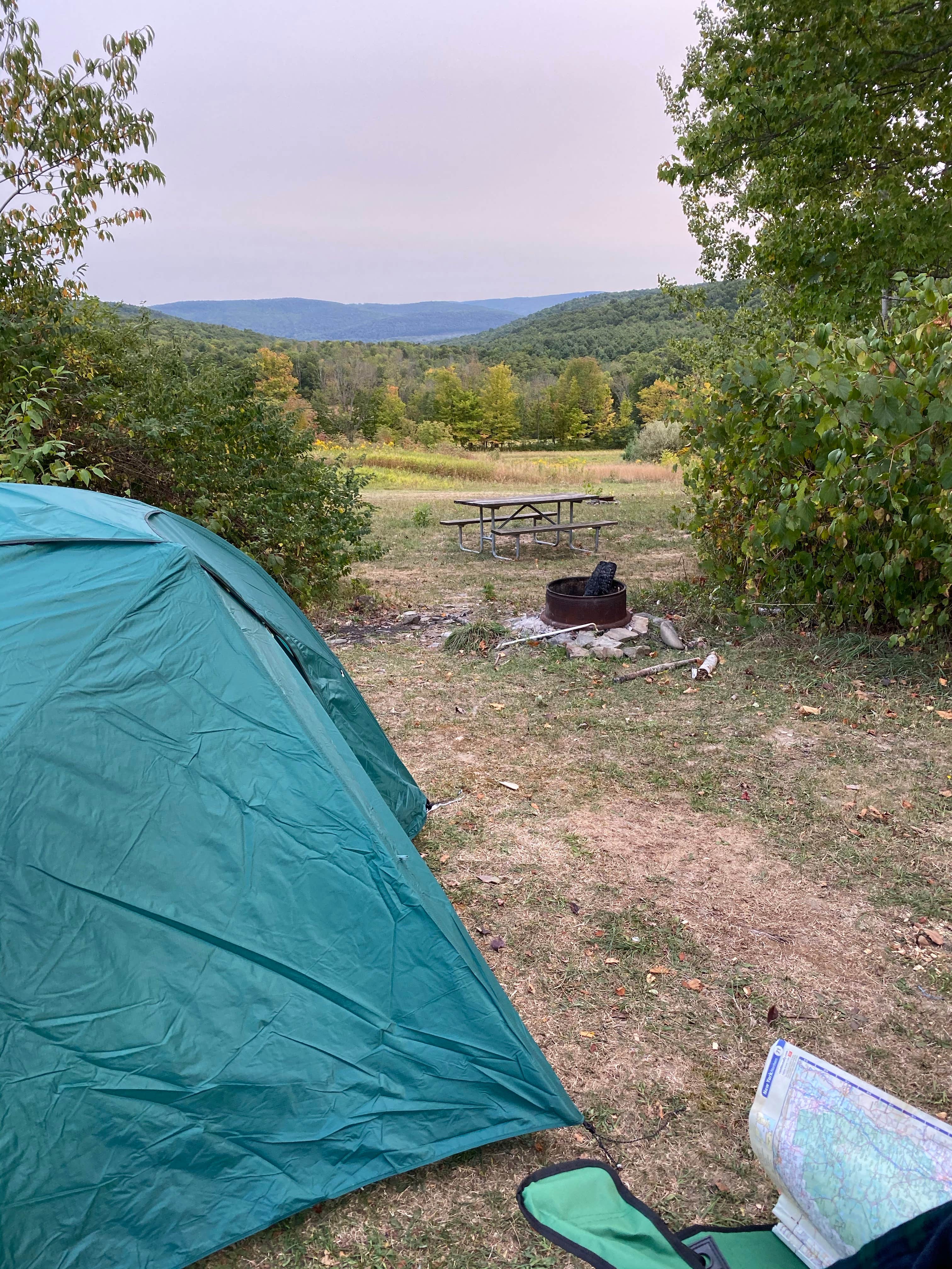 Avery R.'s photo of tent camping at Gardner Hill Campground near Harford, NY